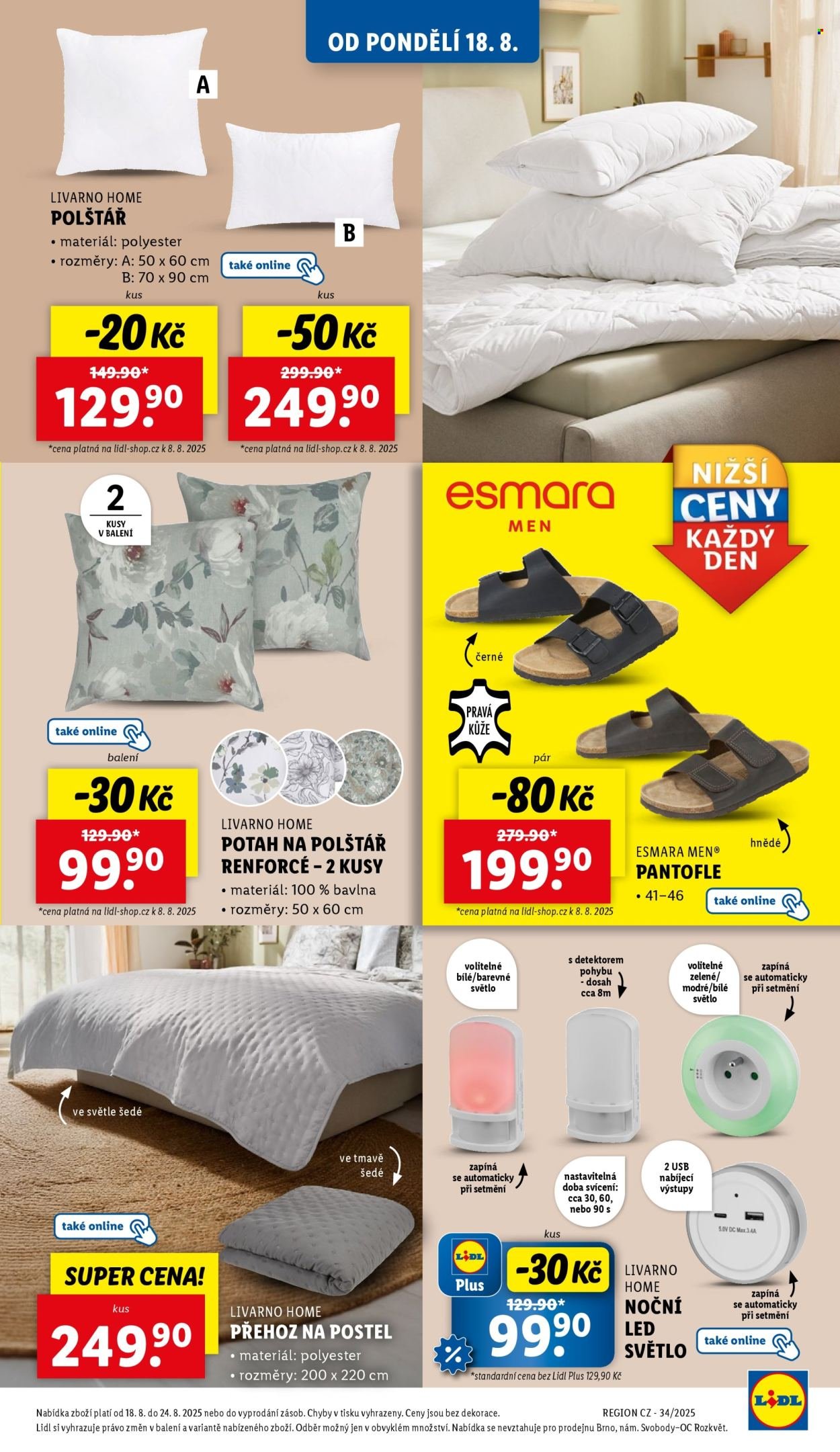 LIDL leták - Spotřební zboží (2025-08-18 - 2025-08-24)
