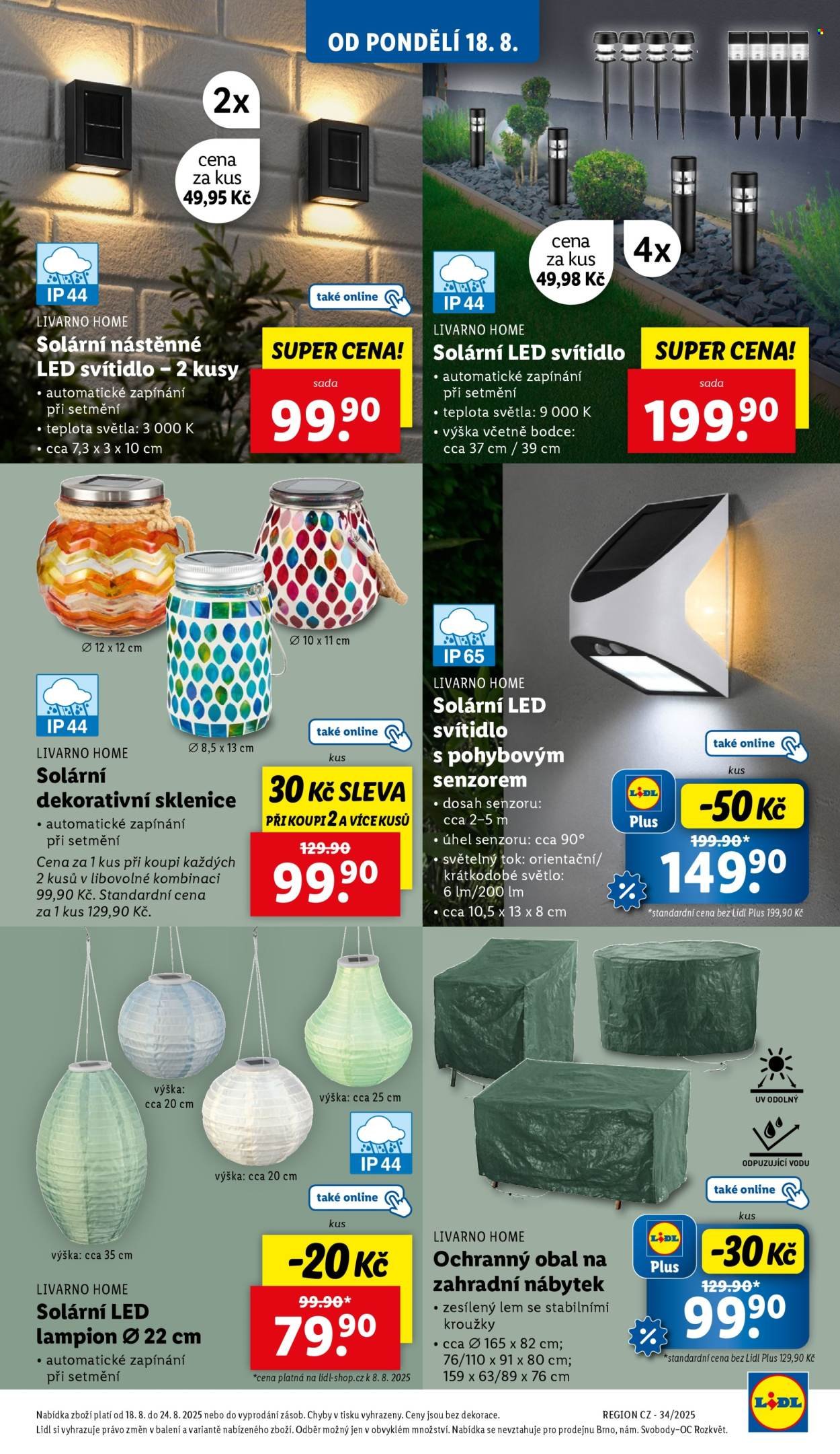 LIDL leták - Spotřební zboží (2025-08-18 - 2025-08-24)