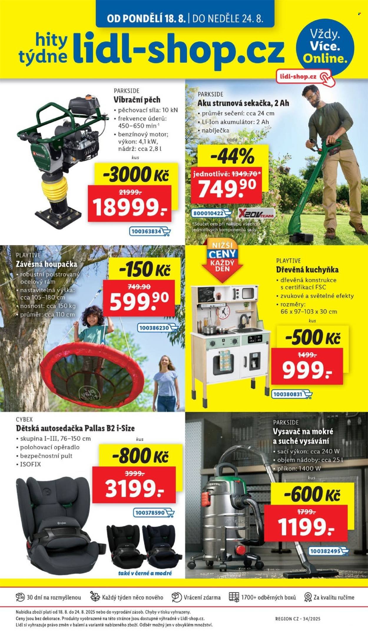 LIDL leták - Spotřební zboží (2025-08-18 - 2025-08-24)