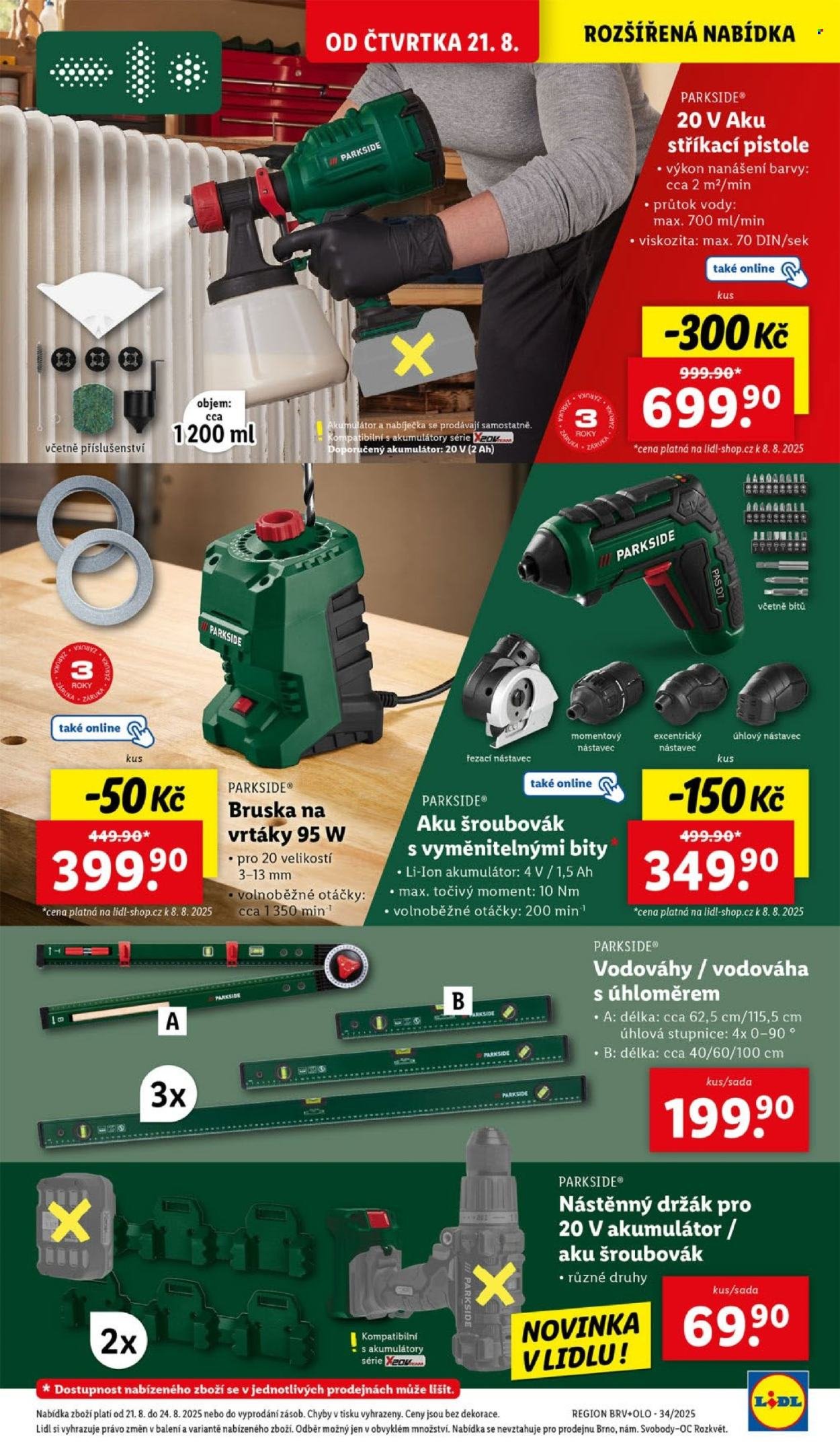 LIDL leták - Spotřební zboží (2025-08-18 - 2025-08-24)