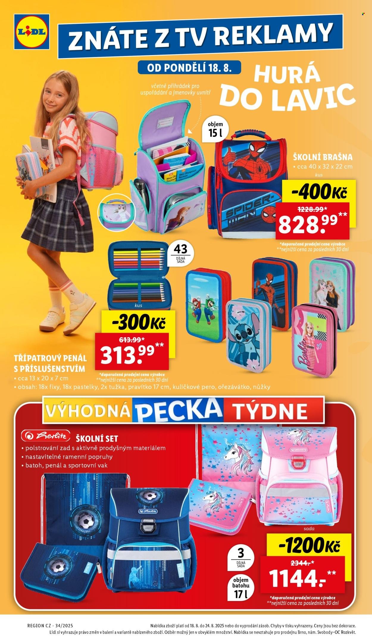 LIDL leták - Spotřební zboží (2025-08-18 - 2025-08-24)