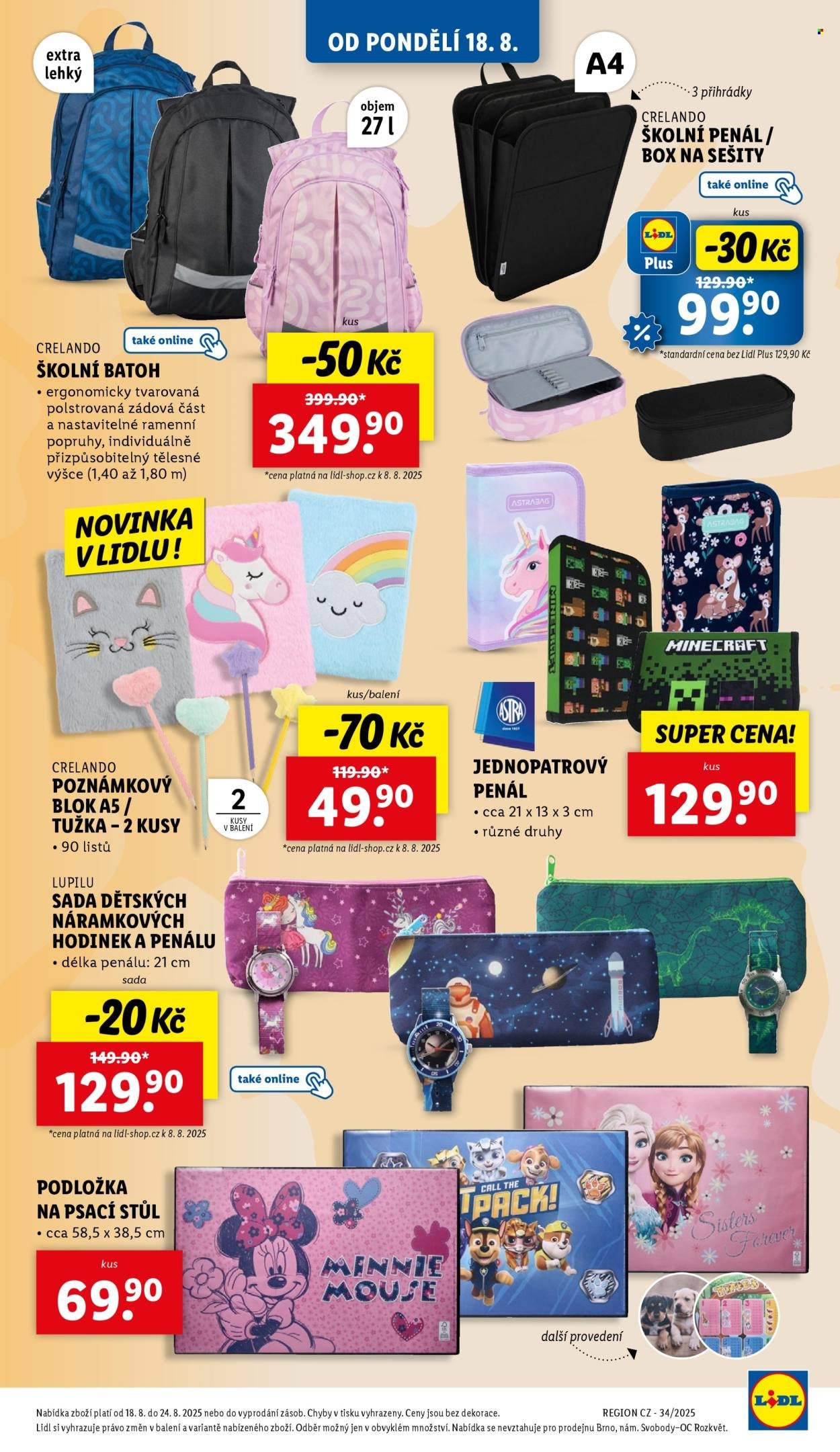 LIDL leták - Spotřební zboží (2025-08-18 - 2025-08-24)