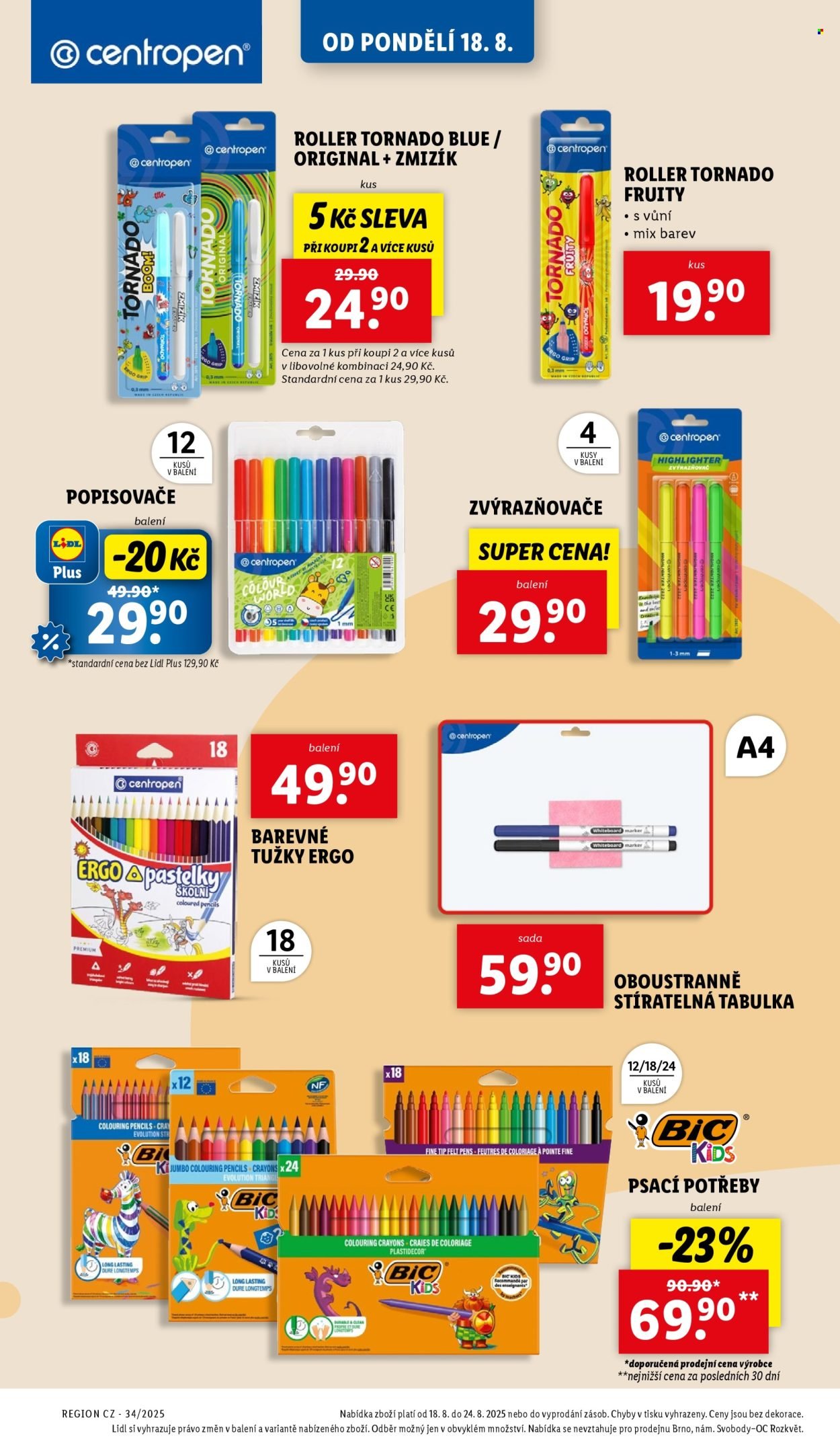 LIDL leták - Spotřební zboží (2025-08-18 - 2025-08-24)