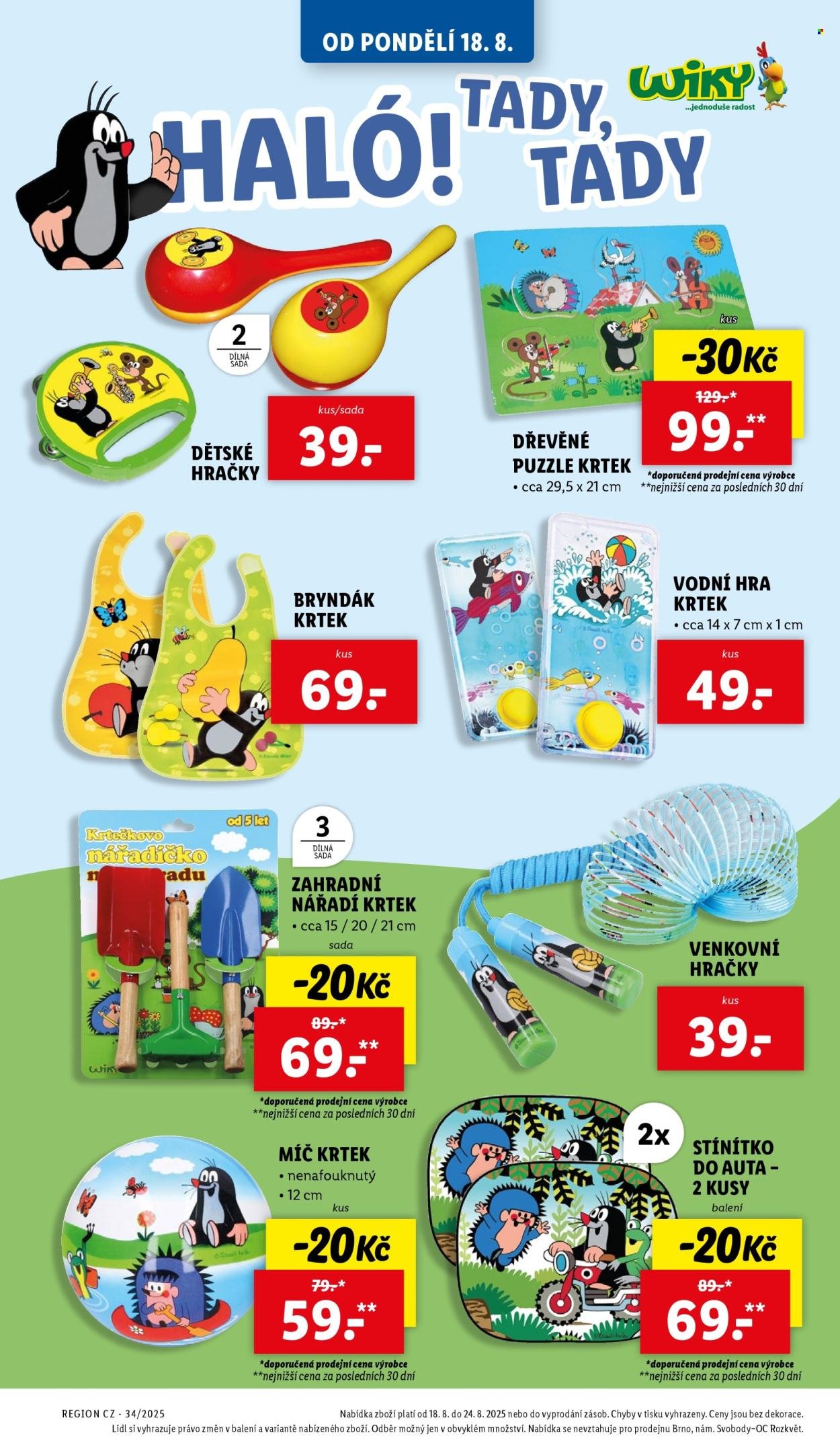 LIDL leták - Spotřební zboží (2025-08-18 - 2025-08-24)