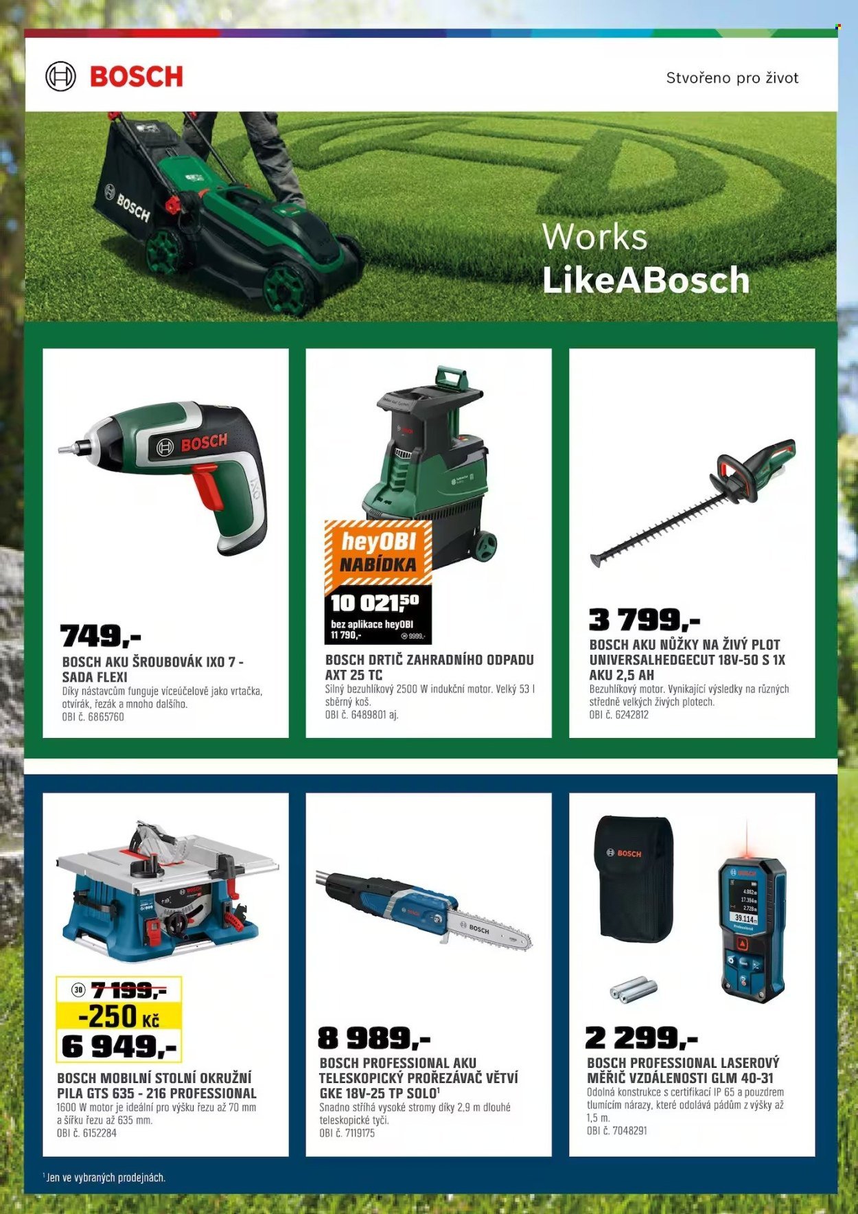 OBI leták - Vylaďte si podzim po svém