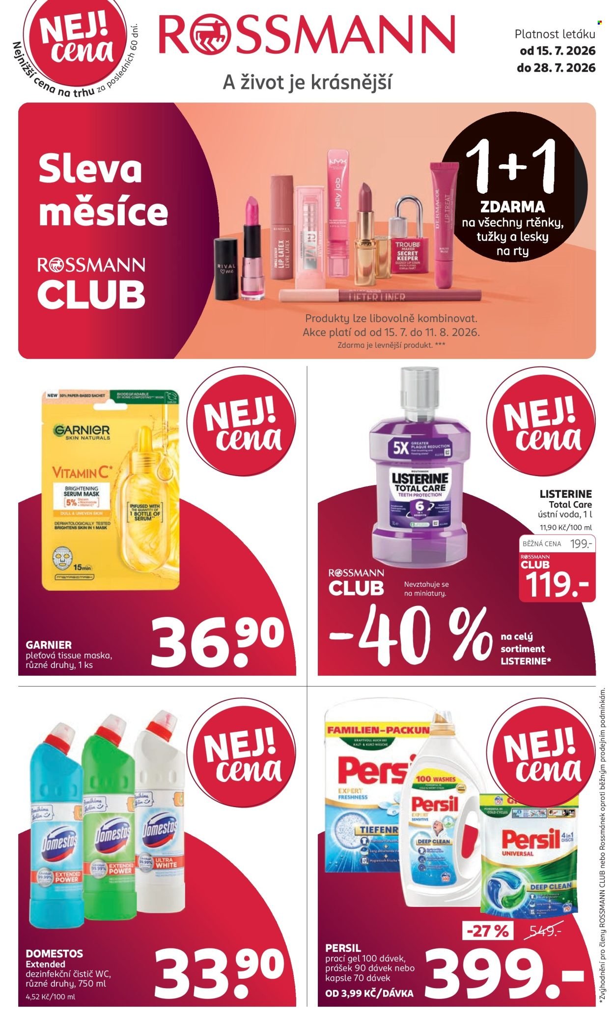 ROSSMANN leták - Od středy 15.7.2026