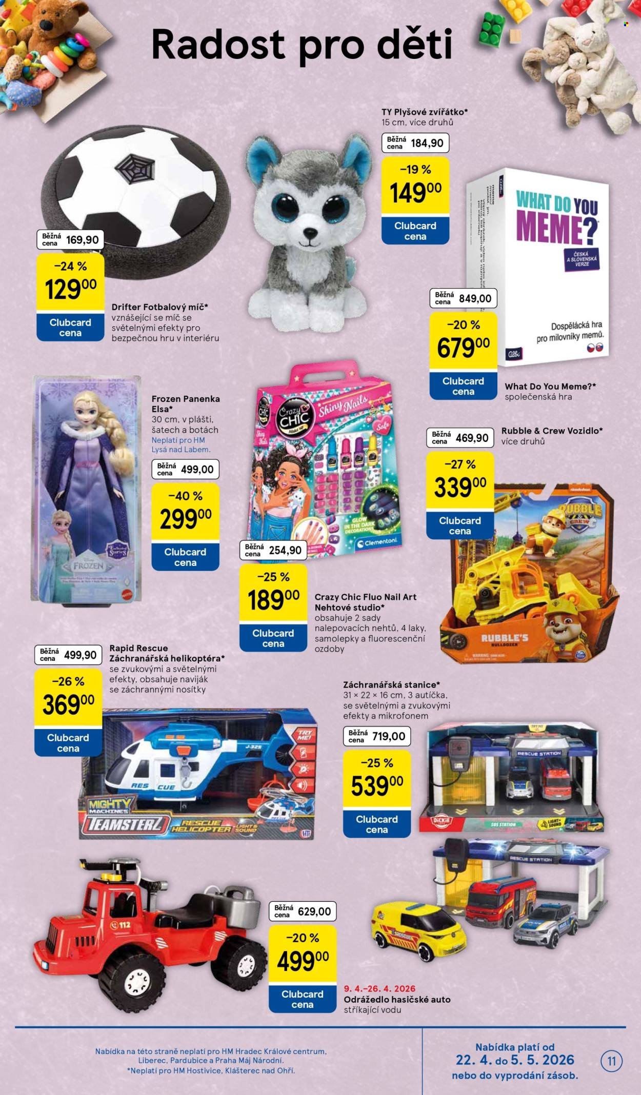 TESCO leták - Pomozte s námi potřebným (2026-04-22 - 2026-04-28)