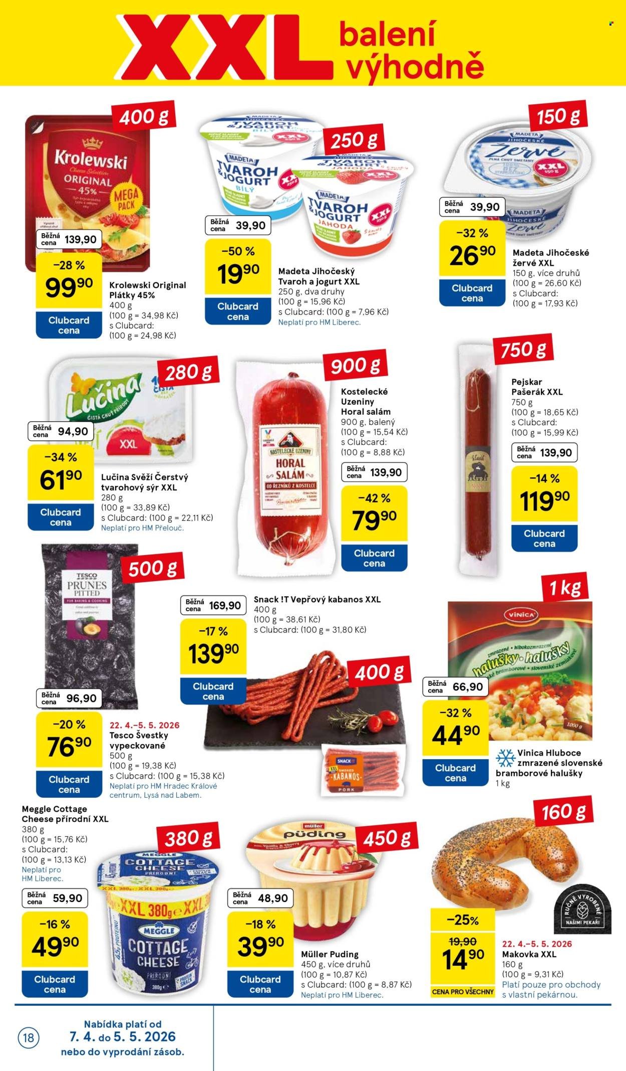 TESCO leták - Pomozte s námi potřebným (2026-04-22 - 2026-04-28)