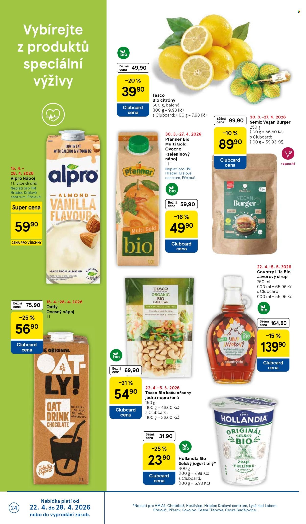 TESCO leták - Pomozte s námi potřebným (2026-04-22 - 2026-04-28)