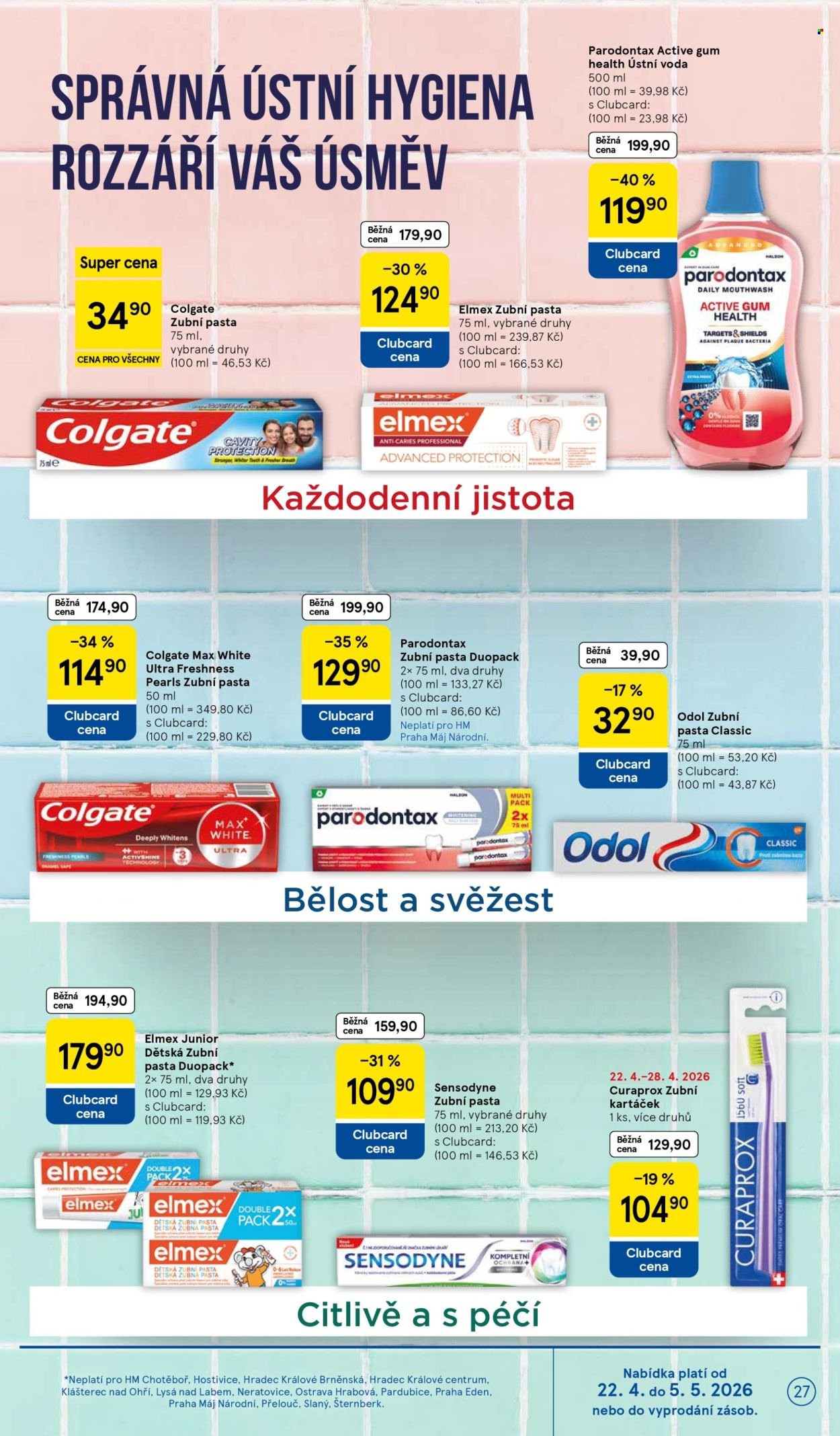 TESCO leták - Pomozte s námi potřebným (2026-04-22 - 2026-04-28)