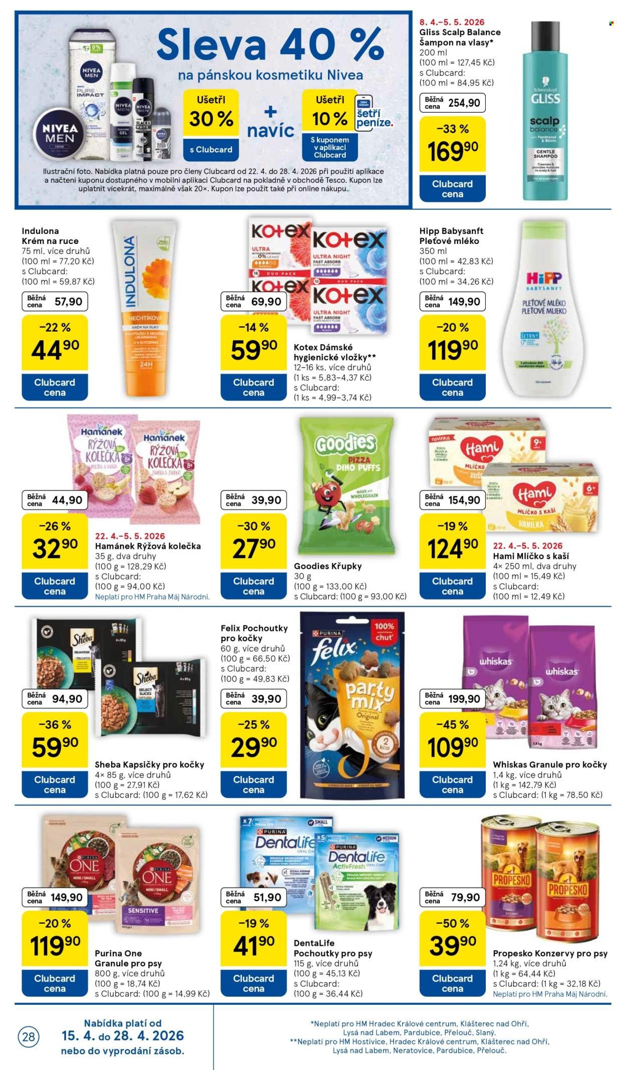 TESCO leták - Pomozte s námi potřebným (2026-04-22 - 2026-04-28)