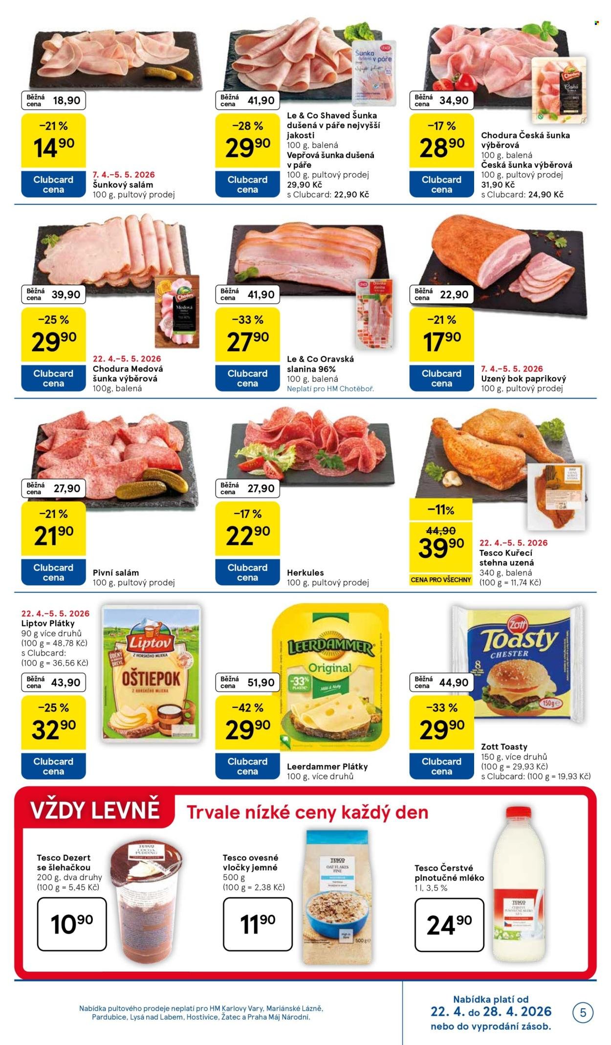 TESCO leták - Pomozte s námi potřebným (2026-04-22 - 2026-04-28)