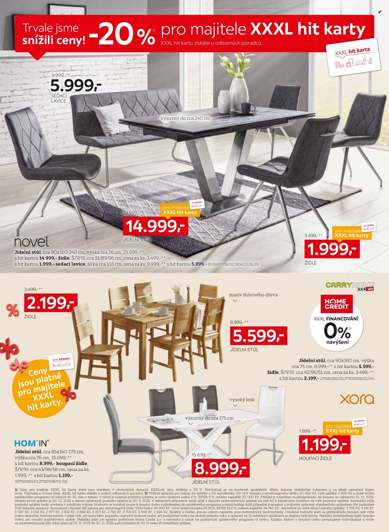 XXXLUTZ leták - Moderní jídelny v XXXLutz (2025-11-03 - 2025-11-30)