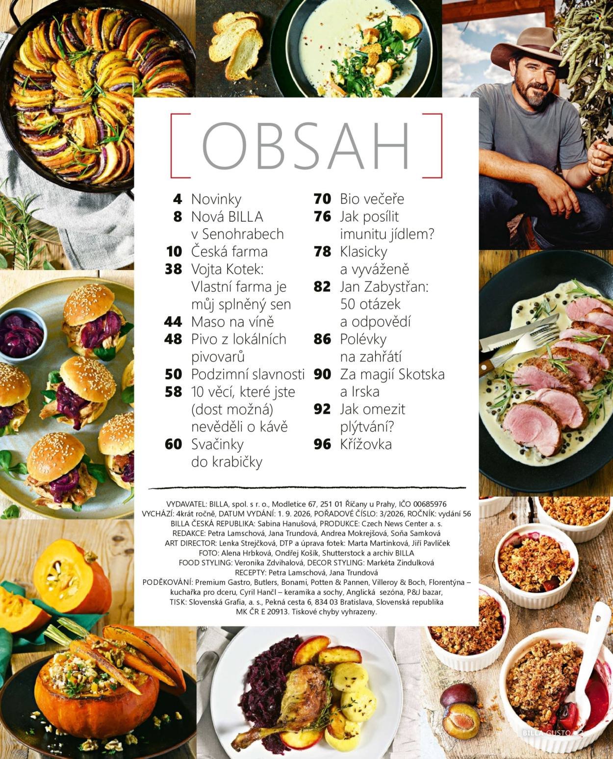 BILLA leták - Gusto magazín