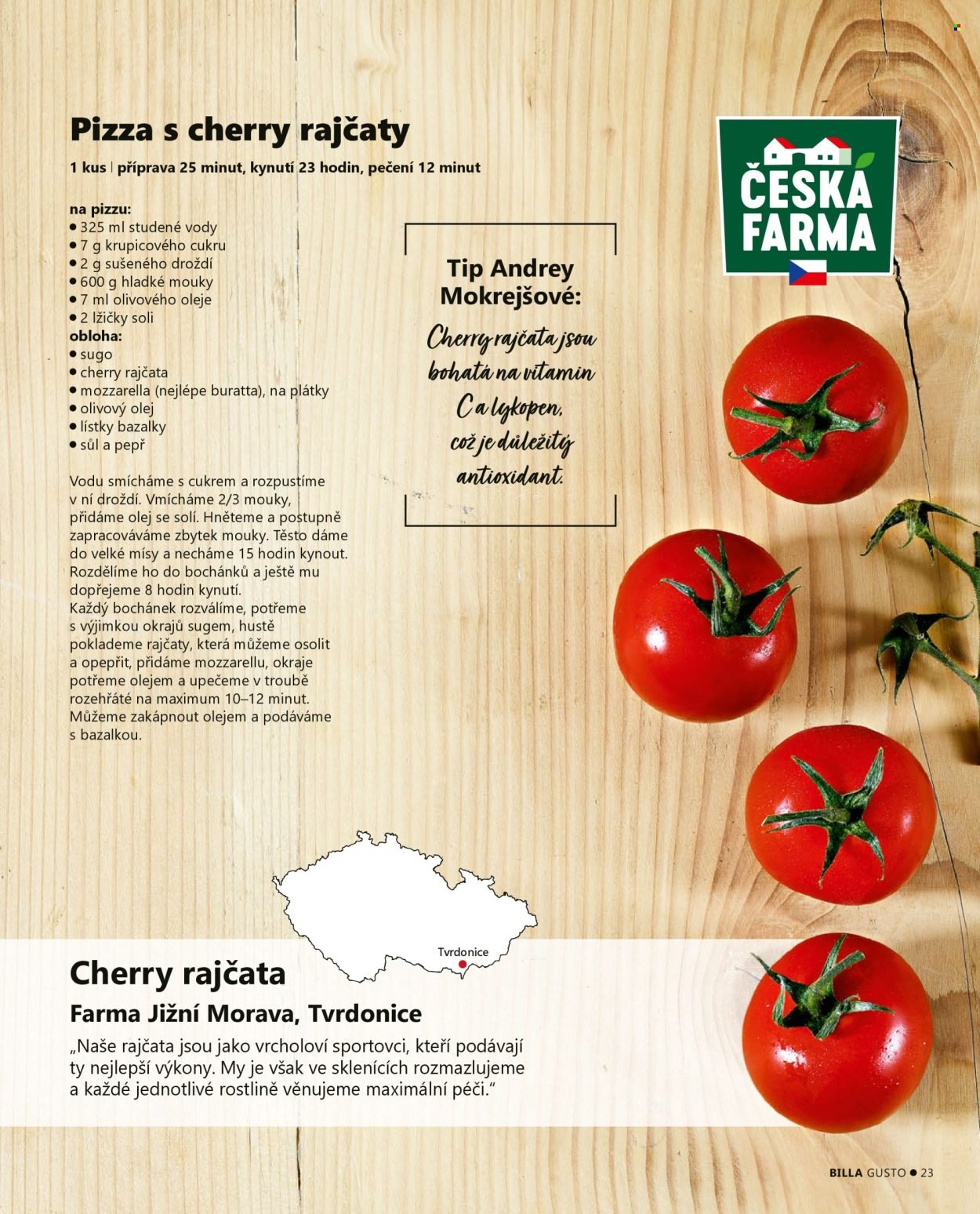 BILLA leták - Gusto magazín