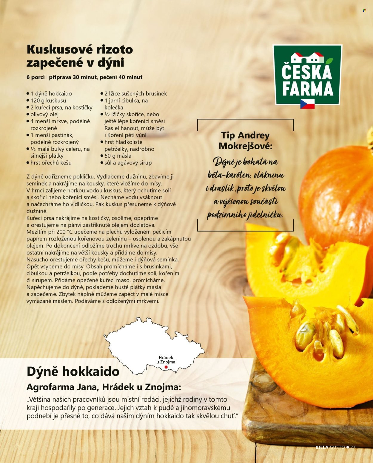 BILLA leták - Gusto magazín