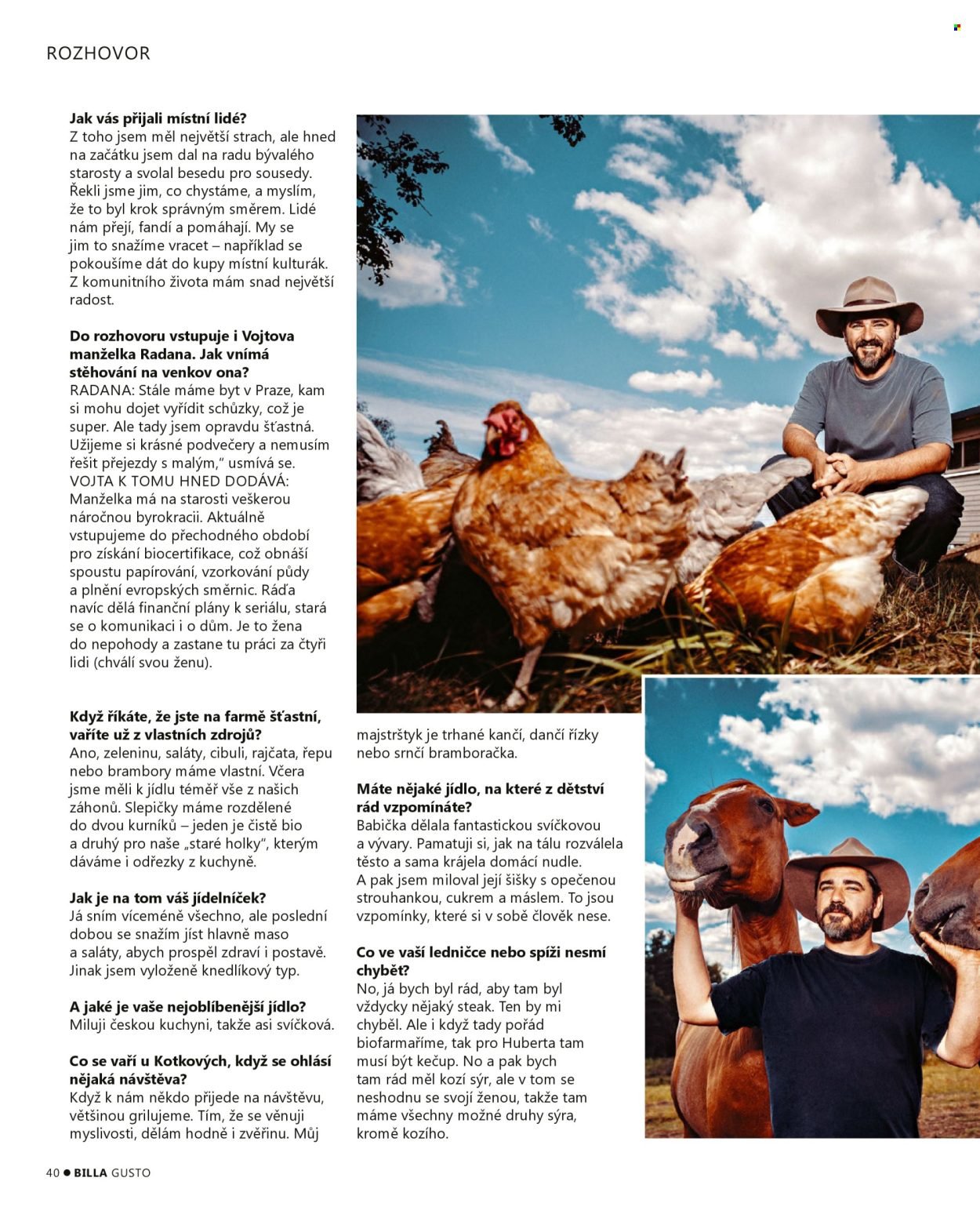 BILLA leták - Gusto magazín