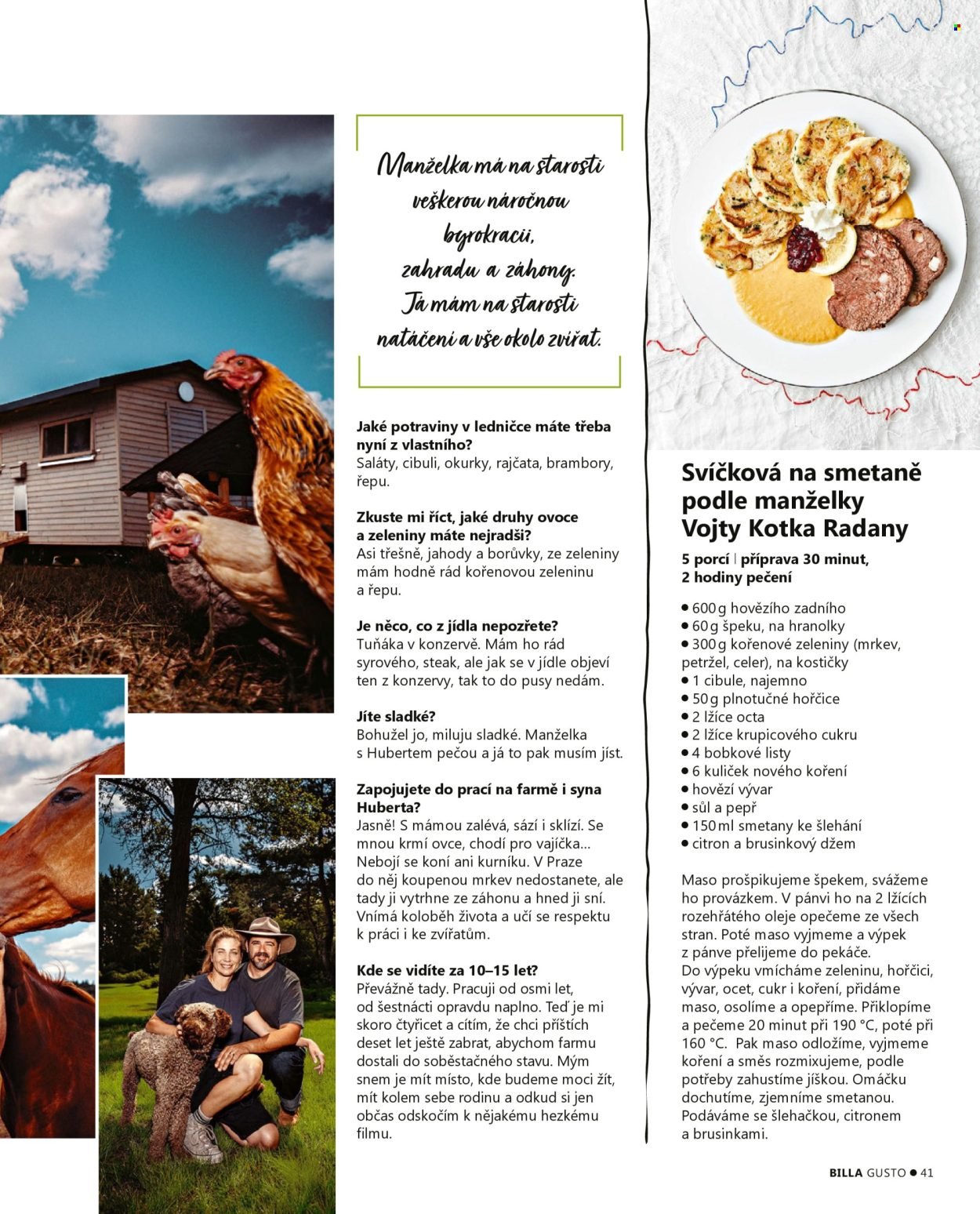 BILLA leták - Gusto magazín