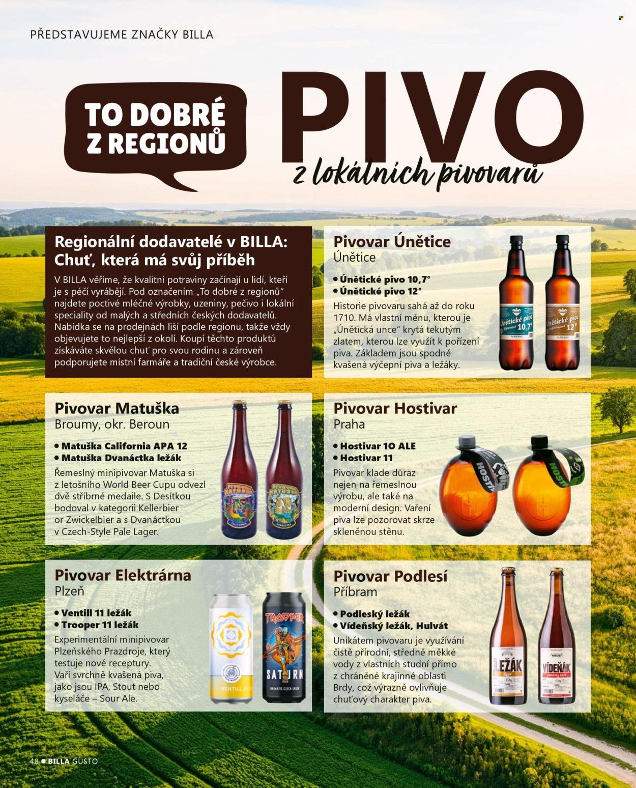 BILLA leták - Gusto magazín