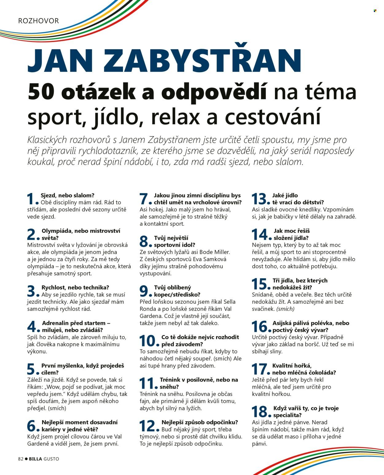 BILLA leták - Gusto magazín
