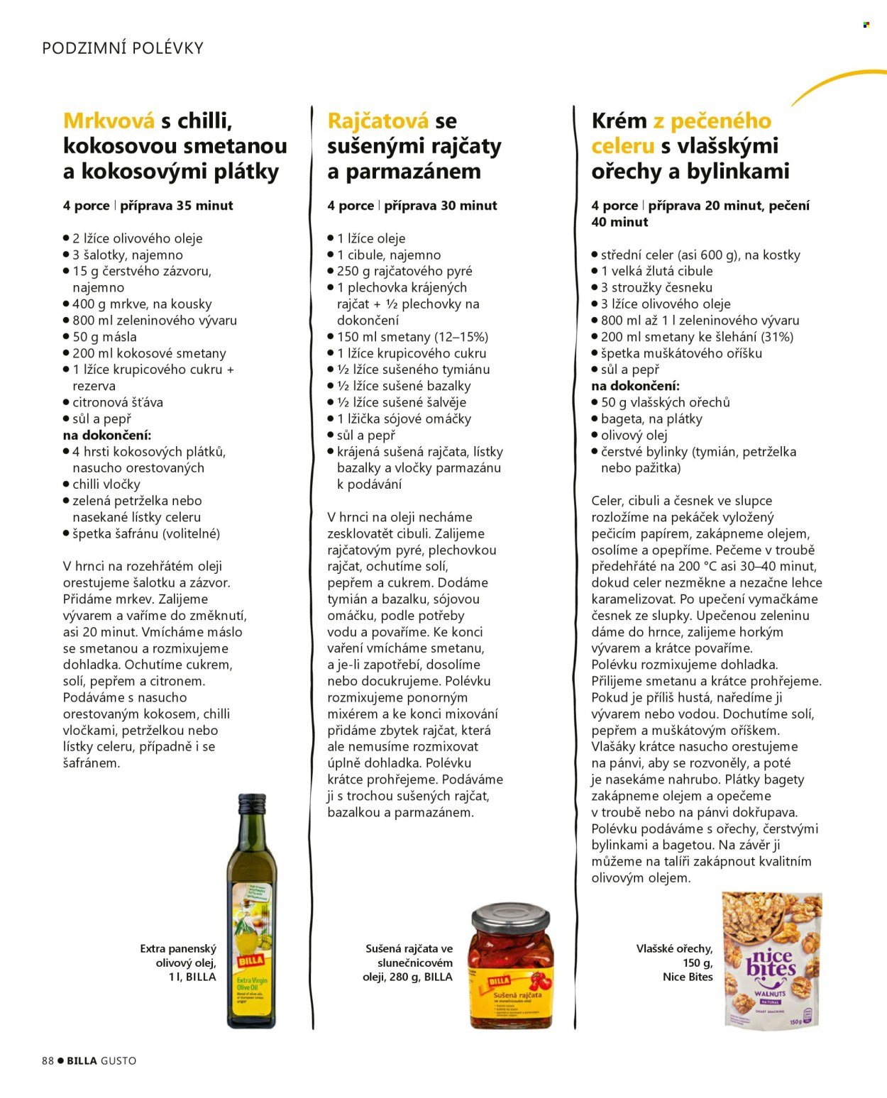 BILLA leták - Gusto magazín