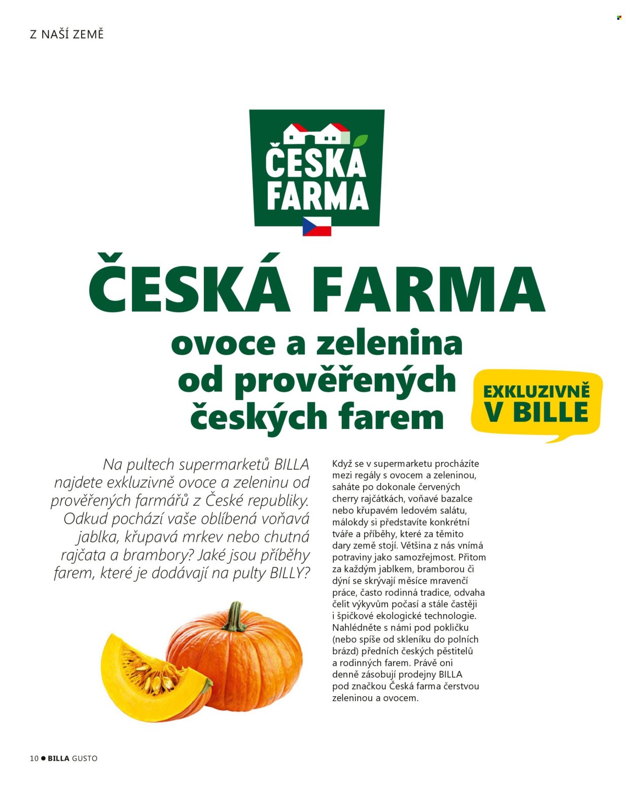 BILLA leták - Gusto magazín