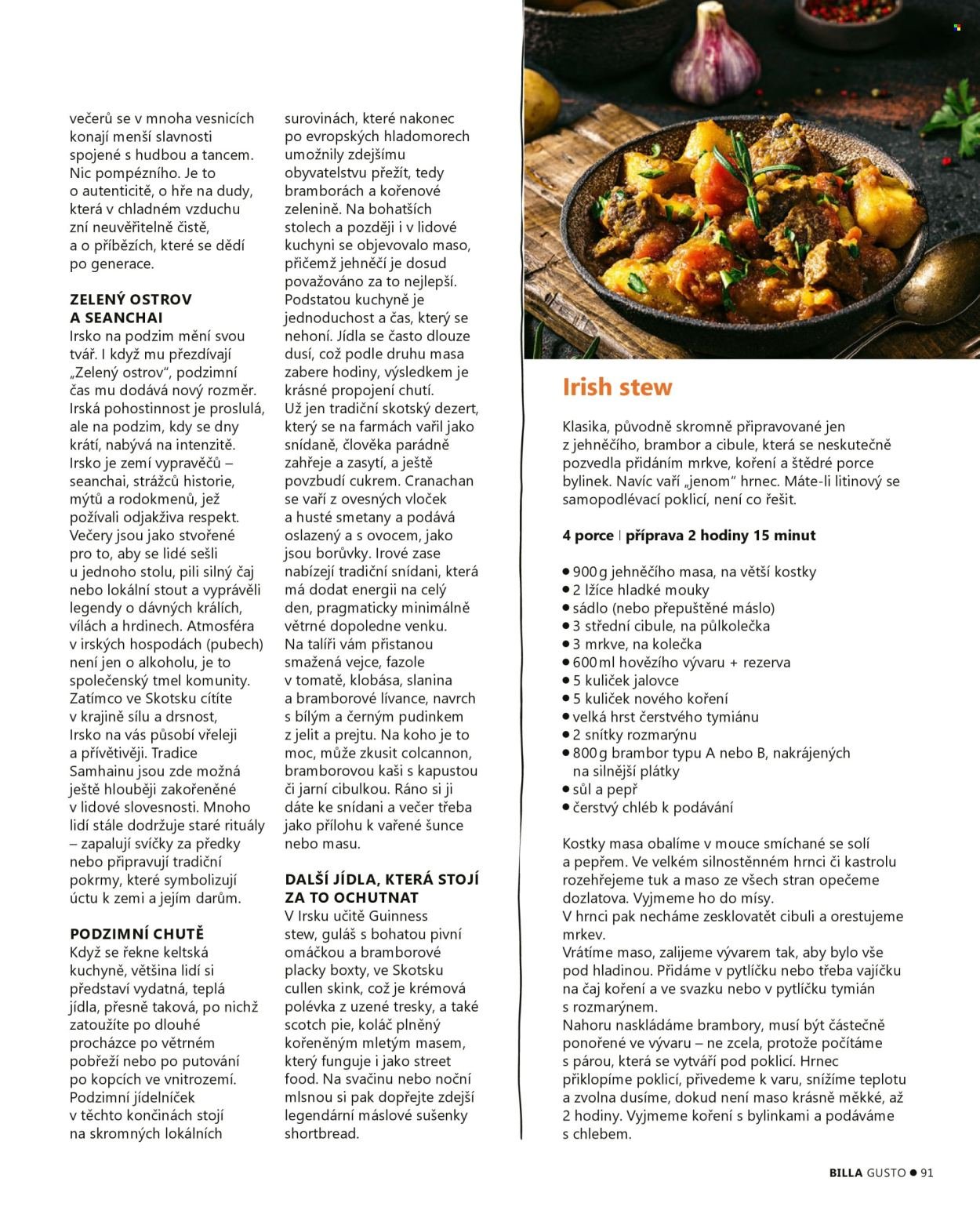 BILLA leták - Gusto magazín
