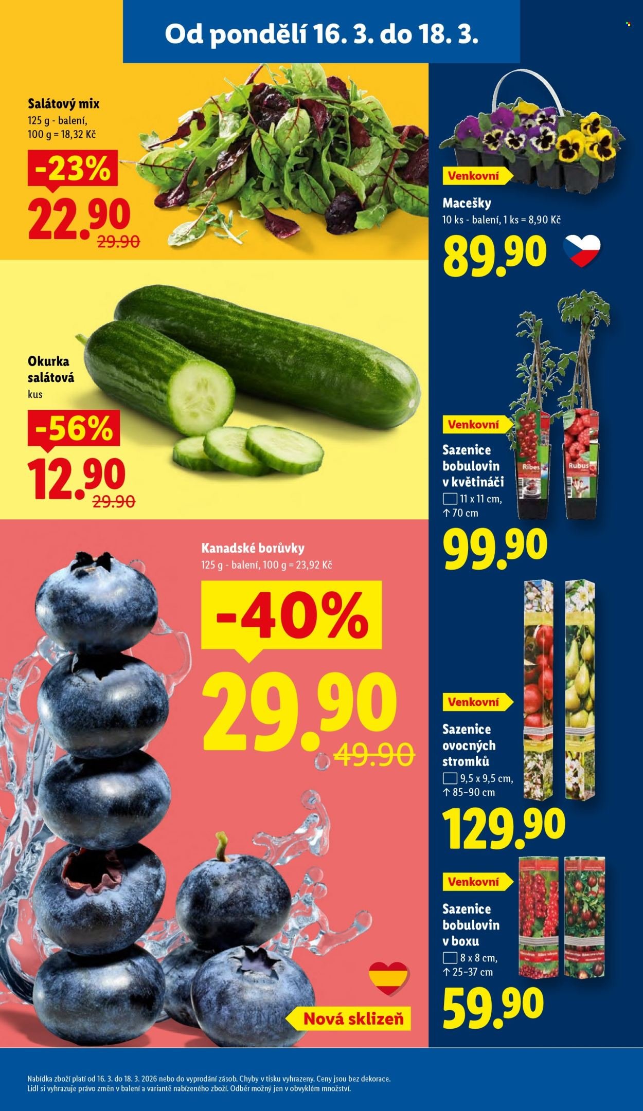 LIDL leták - Od pondělí 16.3.2026 (2026-03-16 - 2026-03-18)