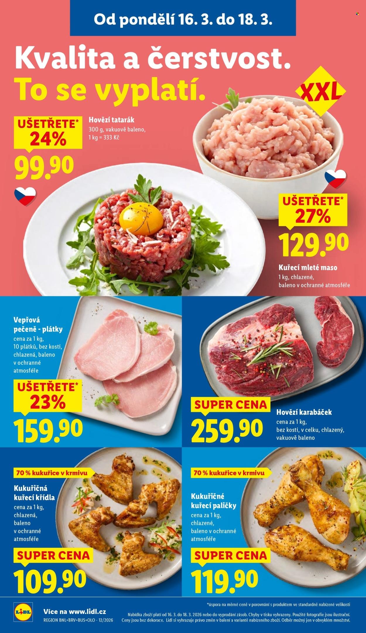 LIDL leták - Od pondělí 16.3.2026 (2026-03-16 - 2026-03-18)