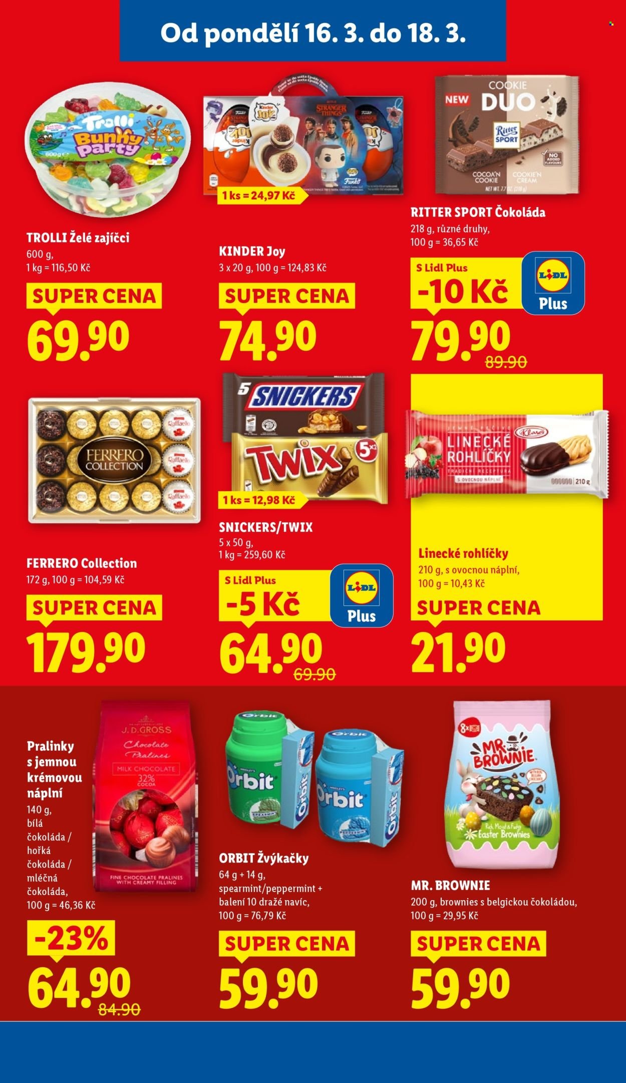 LIDL leták - Od pondělí 16.3.2026 (2026-03-16 - 2026-03-18)