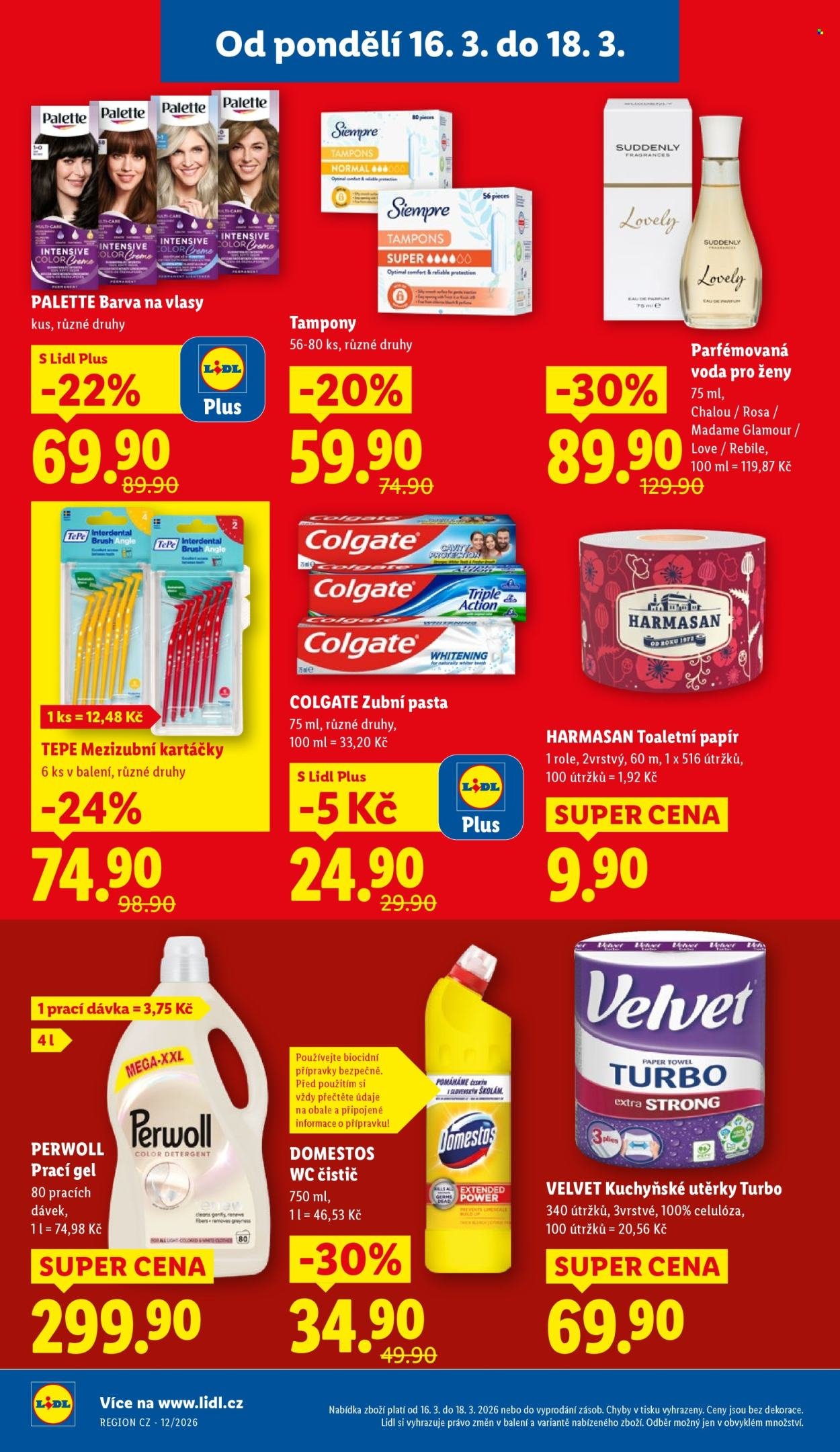 LIDL leták - Od pondělí 16.3.2026 (2026-03-16 - 2026-03-18)