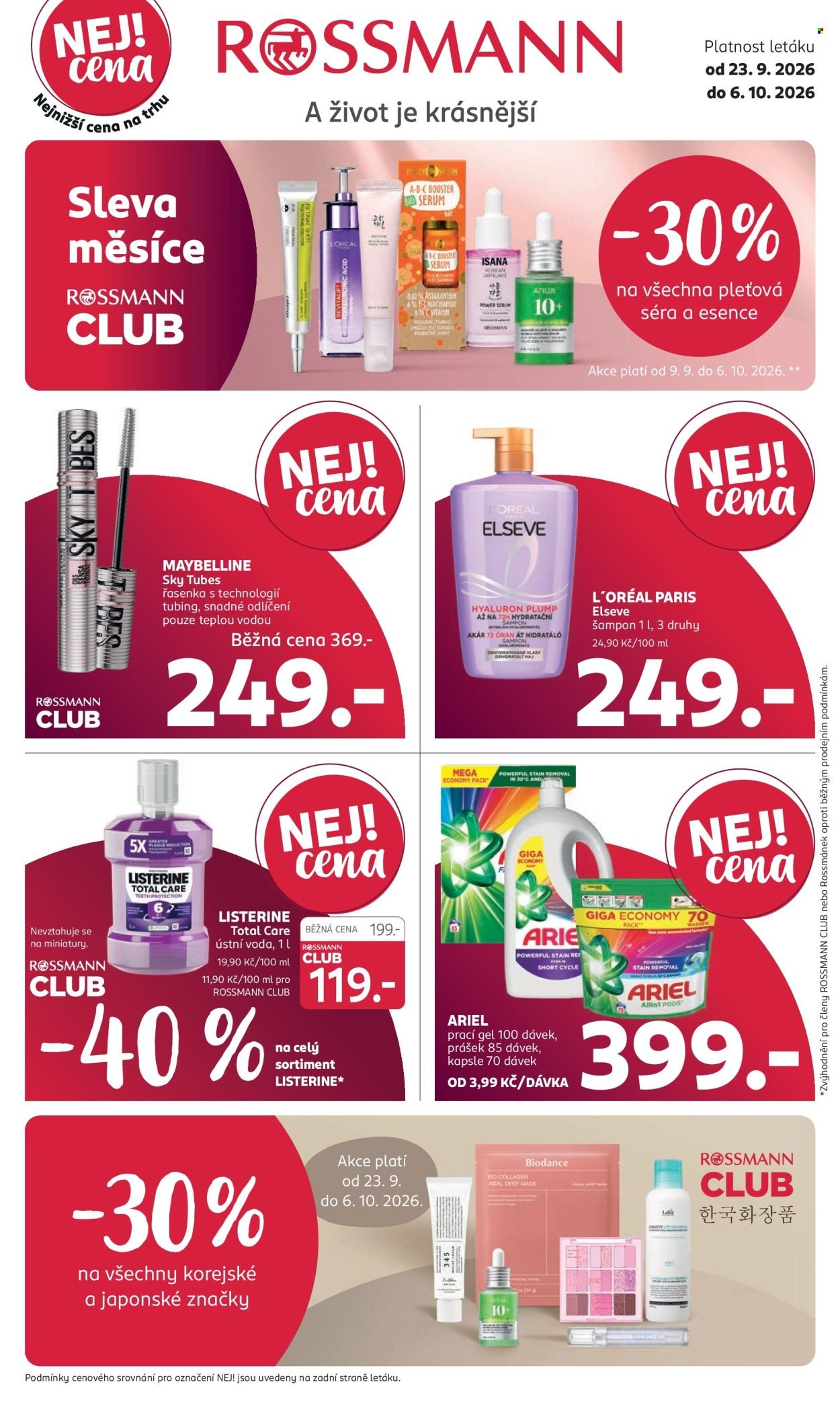 ROSSMANN leták - Od středy 23.9.2026