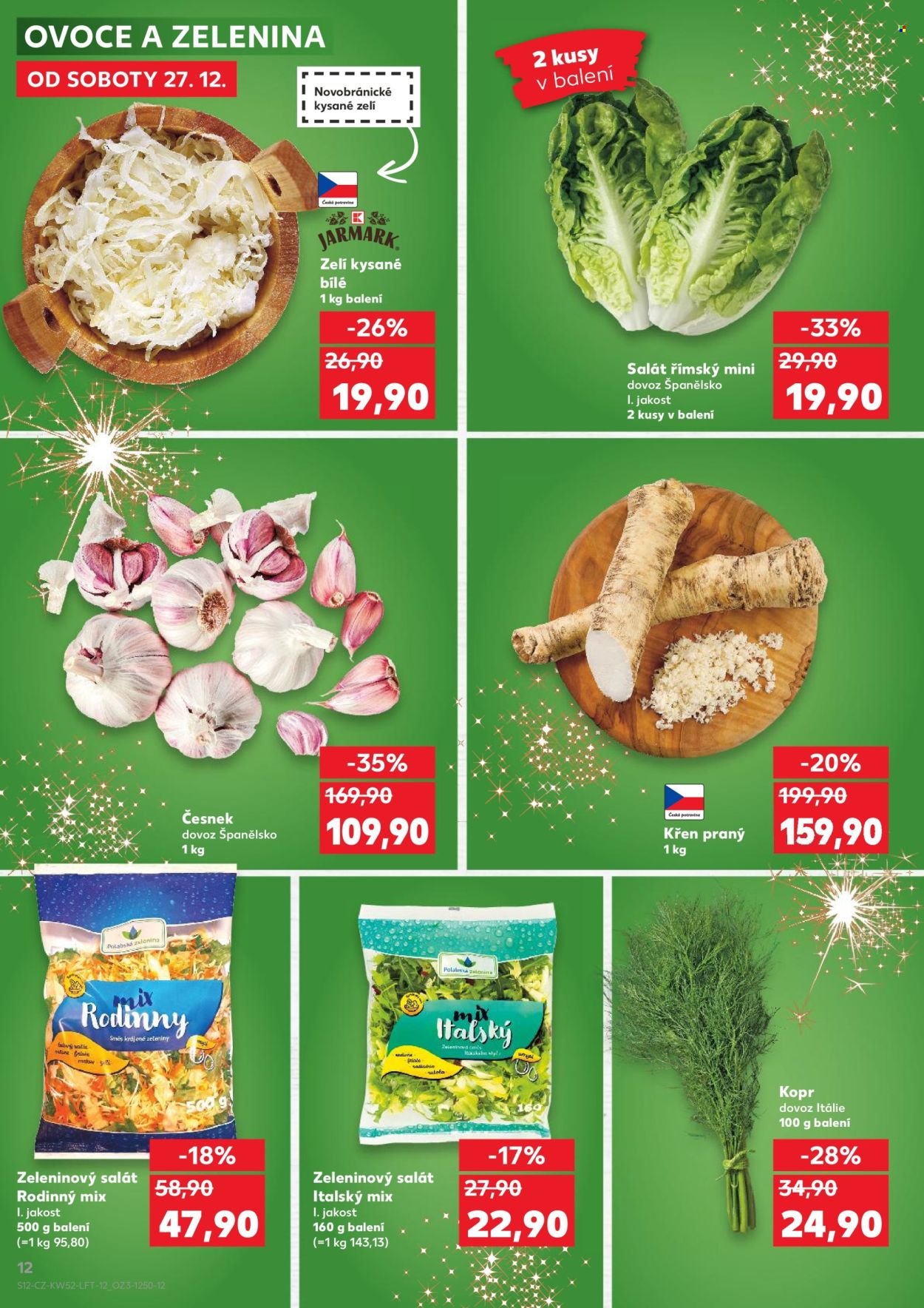 KAUFLAND leták - Od soboty 27.12.2025 (2025-12-27 - 2025-12-31)
