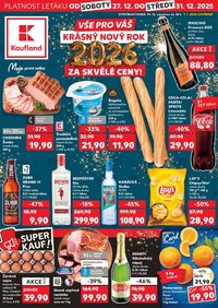 KAUFLAND leták - Od soboty 27.12.2025 (2025-12-27 - 2025-12-31)