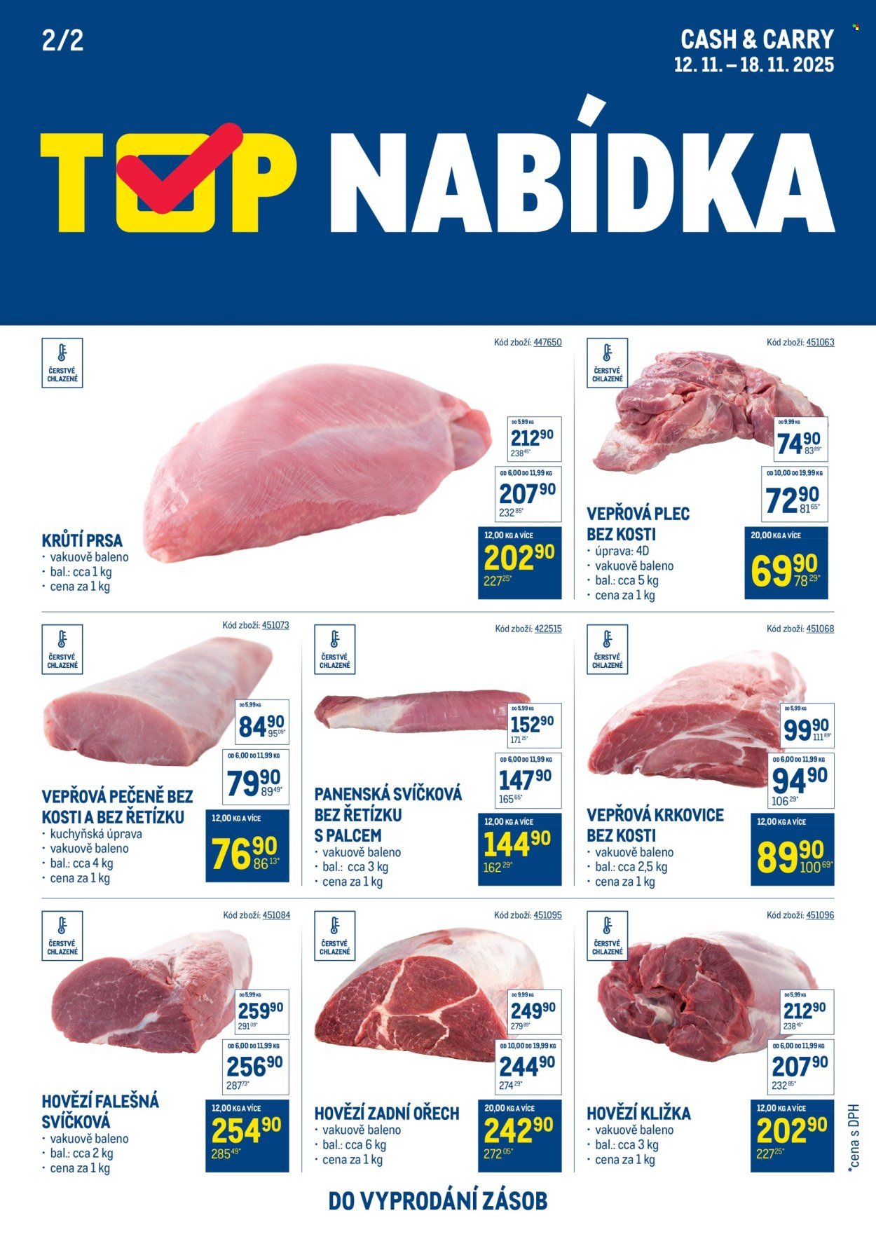 MAKRO leták - TOP maso (2025-11-12 - 2025-11-18)