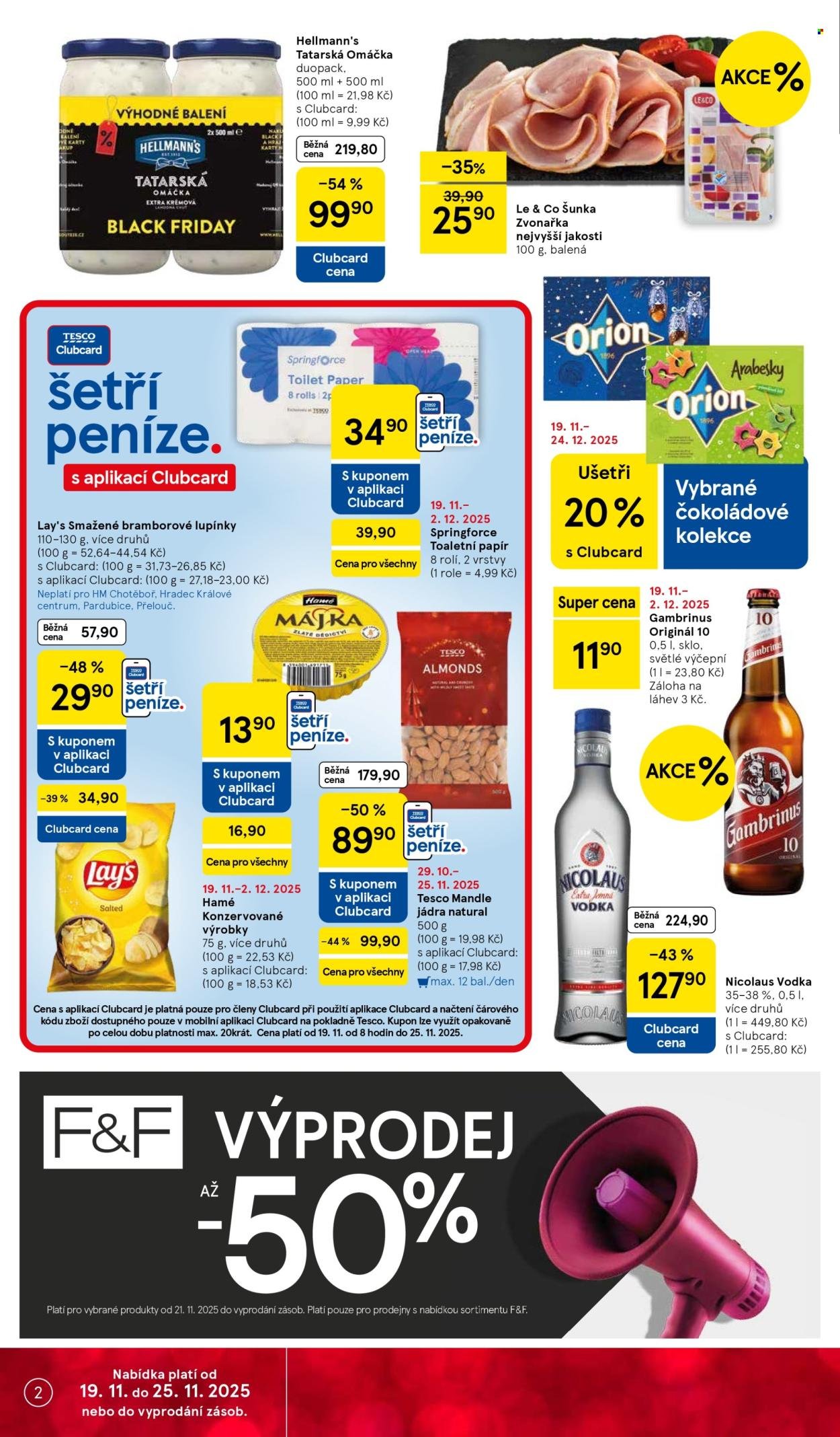TESCO leták - Black Weeks. slevy až 50%. (2025-11-19 - 2025-11-25)