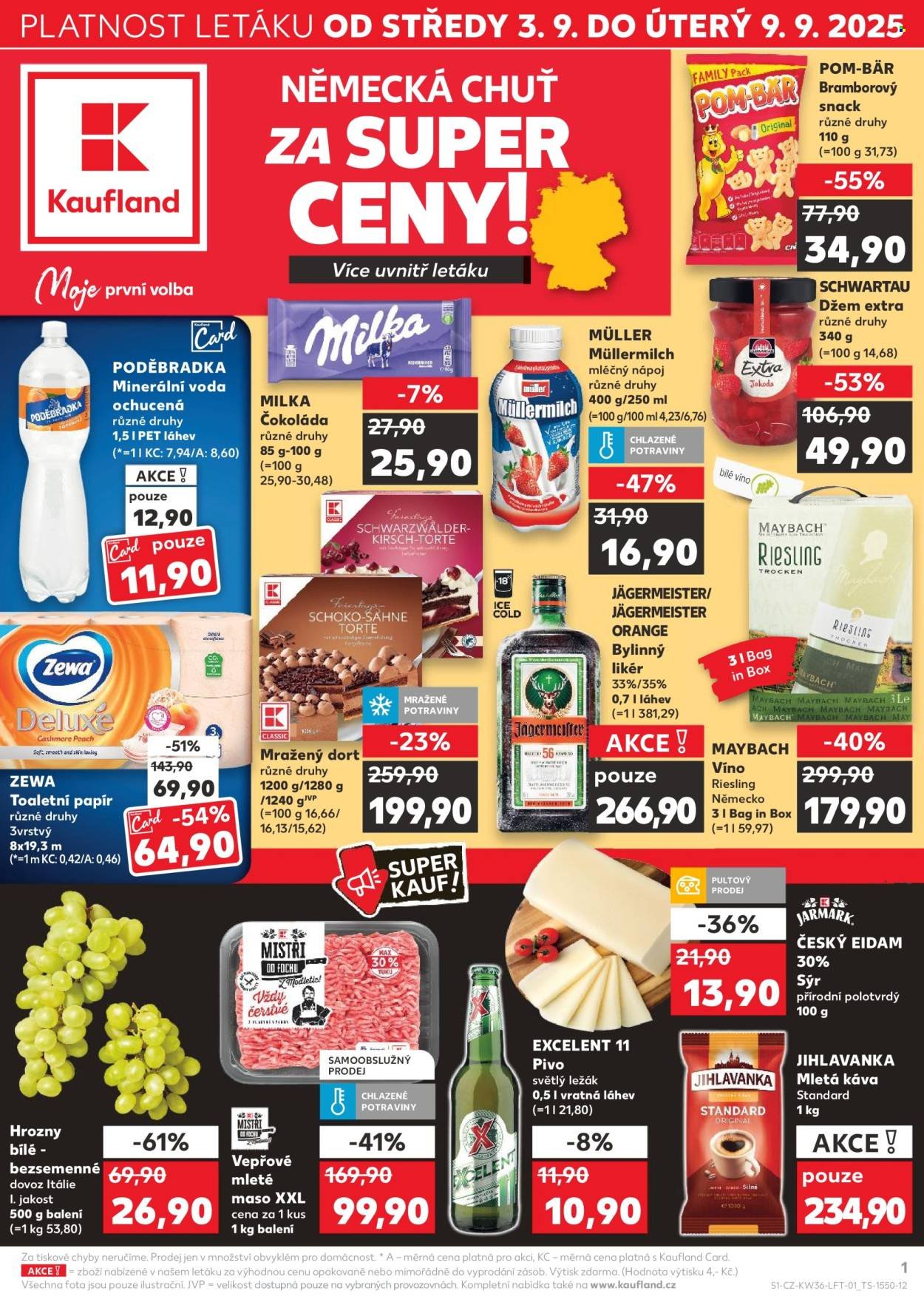 KAUFLAND leták - Od středy 3.9.2025 (2025-09-03 - 2025-09-09)
