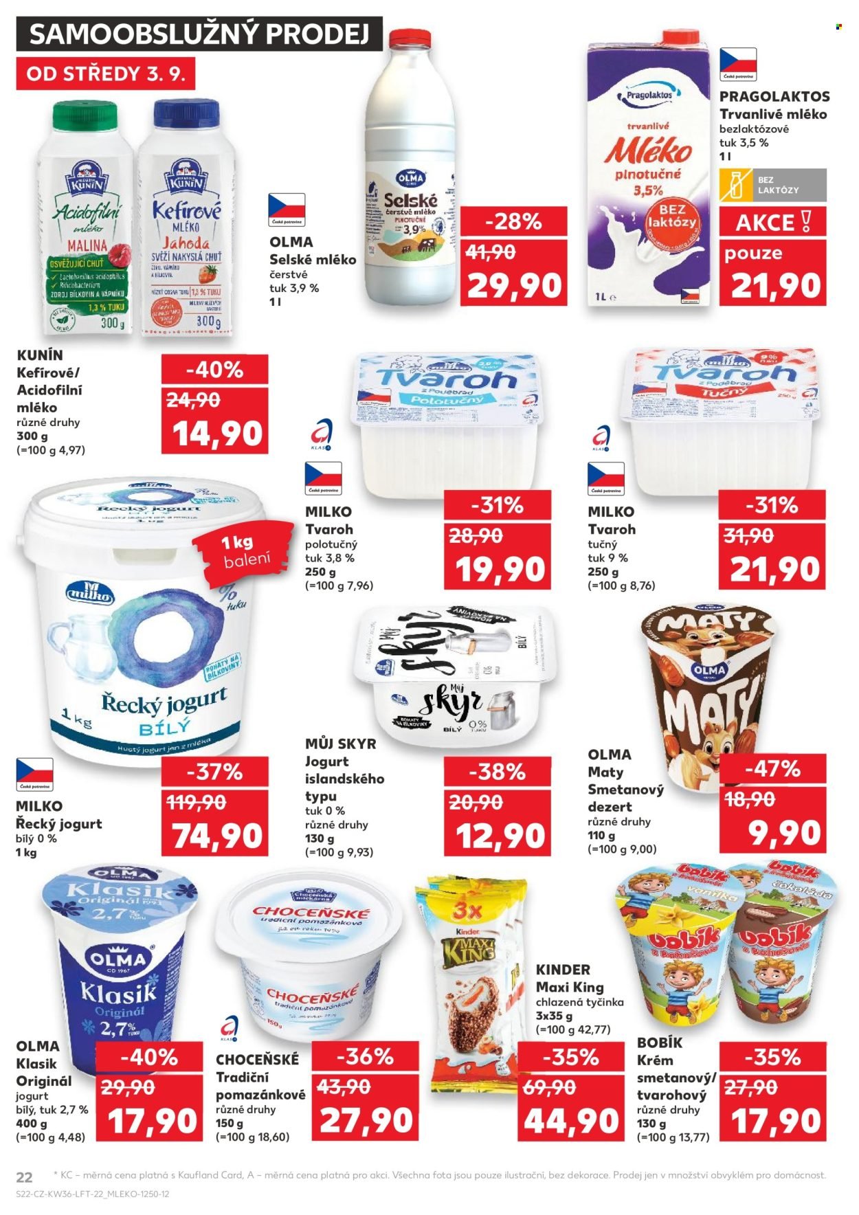 KAUFLAND leták - Od středy 3.9.2025 (2025-09-03 - 2025-09-09)
