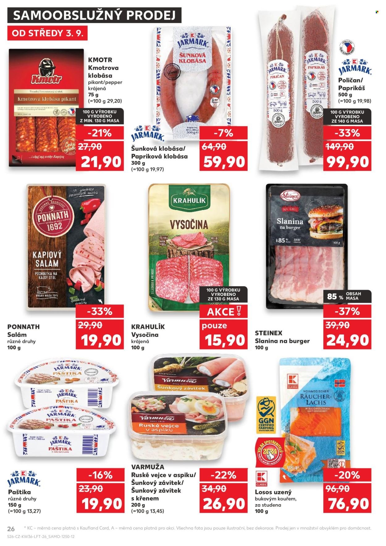 KAUFLAND leták - Od středy 3.9.2025 (2025-09-03 - 2025-09-09)