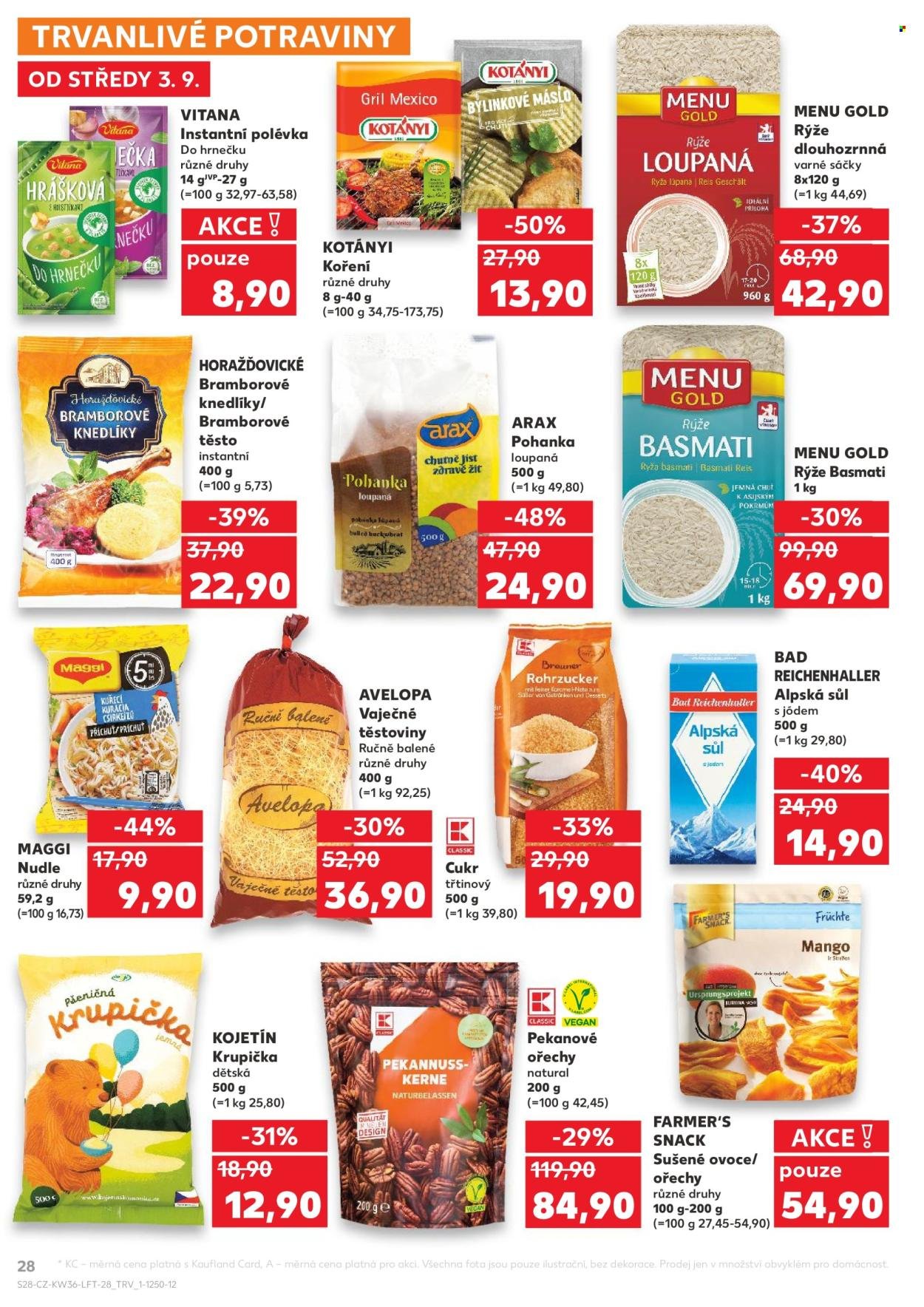 KAUFLAND leták - Od středy 3.9.2025 (2025-09-03 - 2025-09-09)