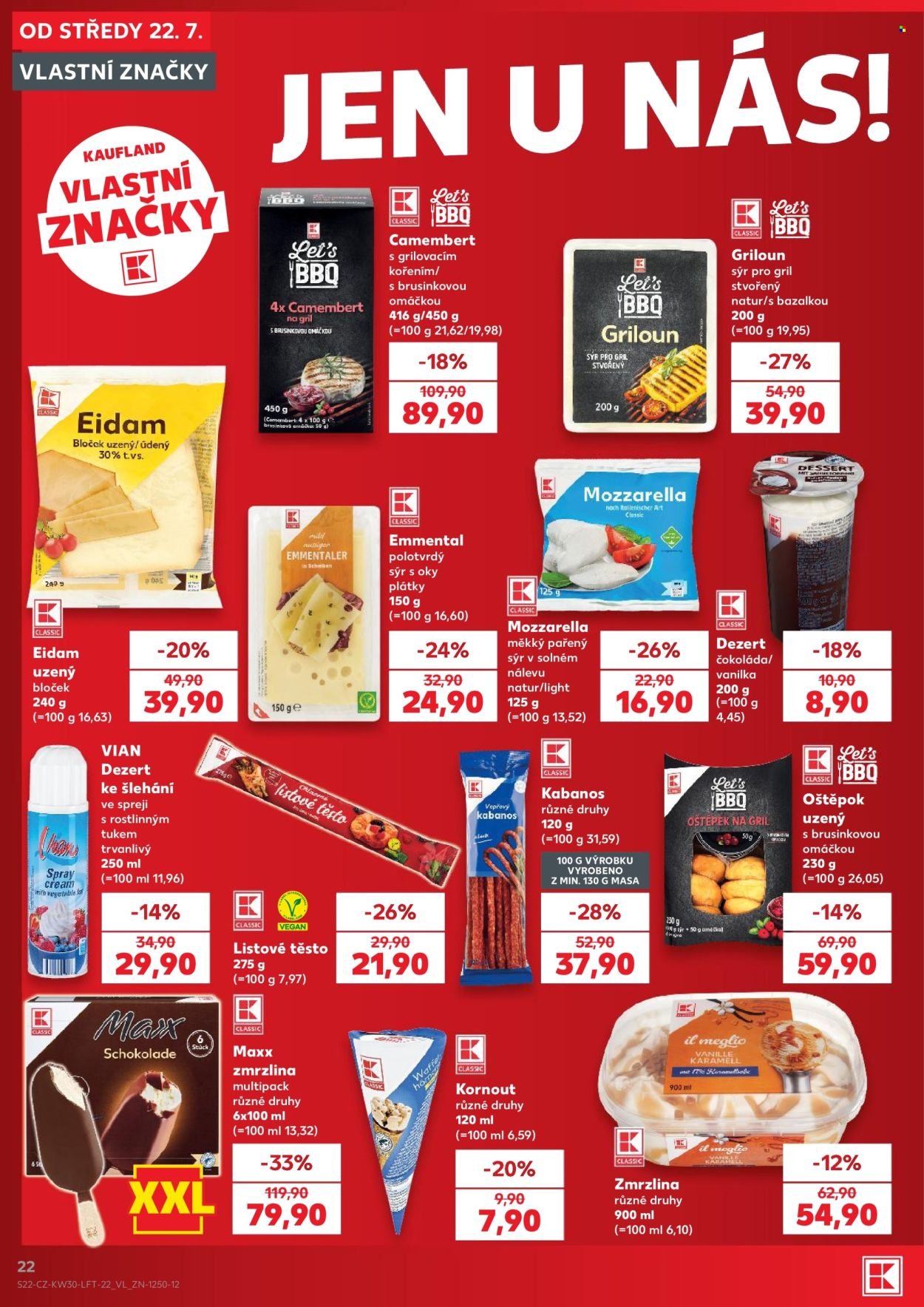 KAUFLAND leták - Od středy 22.7.2026