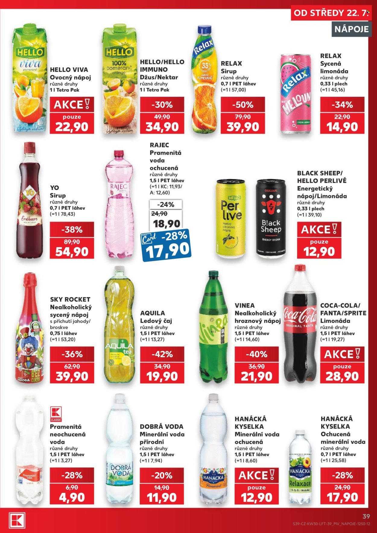 KAUFLAND leták - Od středy 22.7.2026