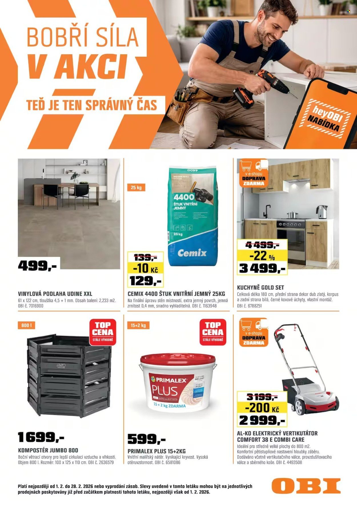 OBI leták - Bobří síla v akci (2026-02-01 - 2026-02-28)