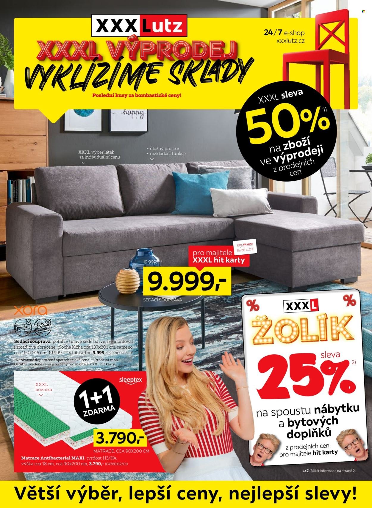 XXXLUTZ leták - XXXL výprodej (2025-12-27 - 2026-01-11)