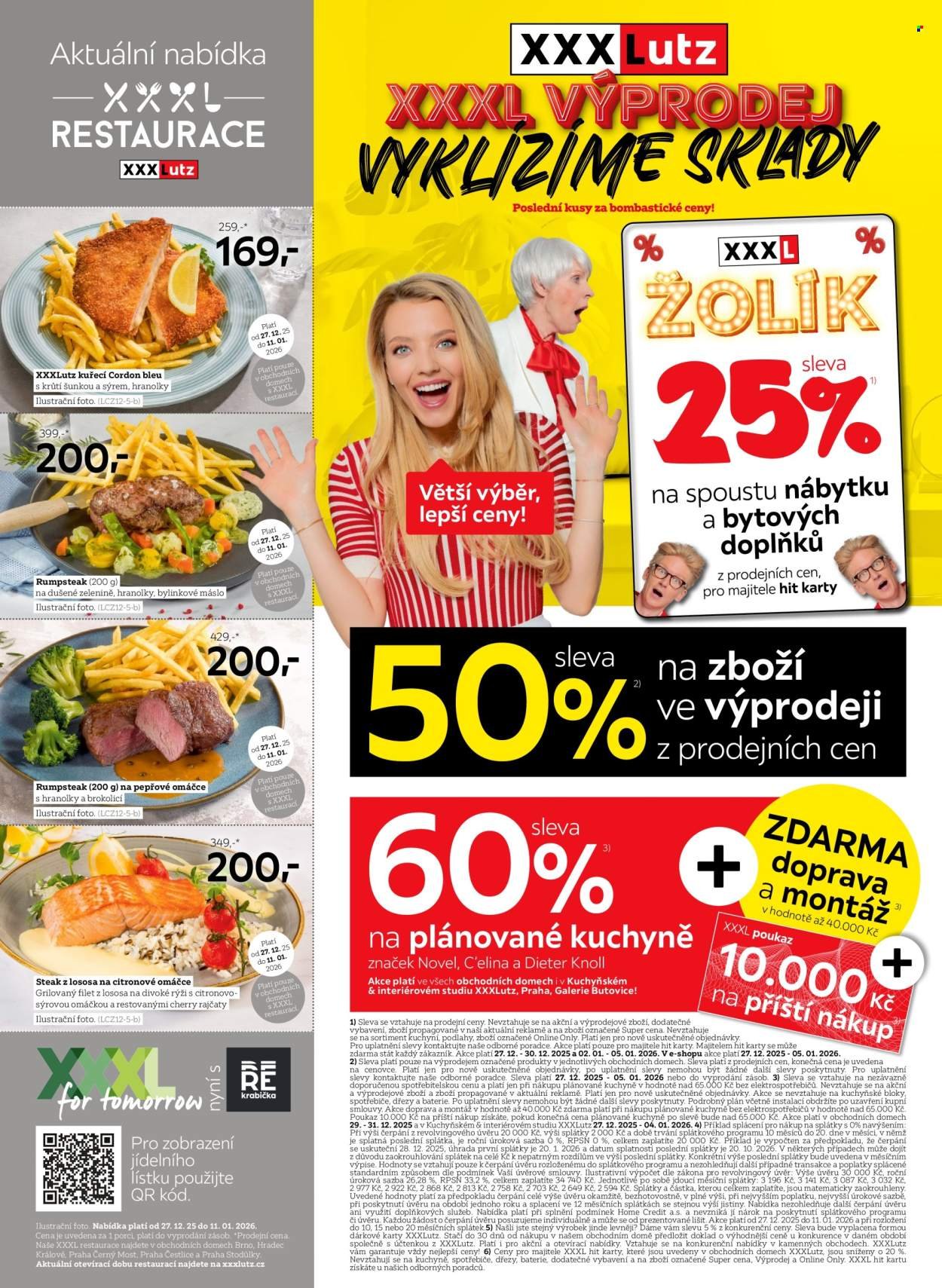 XXXLUTZ leták - XXXL výprodej (2025-12-27 - 2026-01-11)