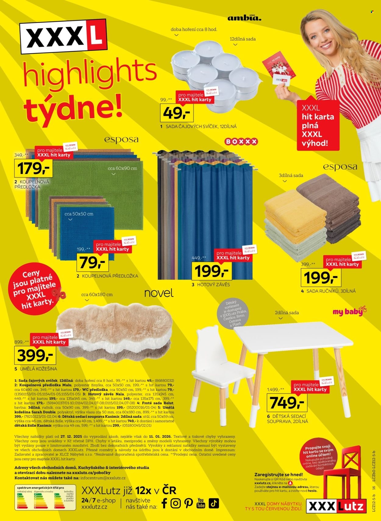 XXXLUTZ leták - XXXL výprodej (2025-12-27 - 2026-01-11)