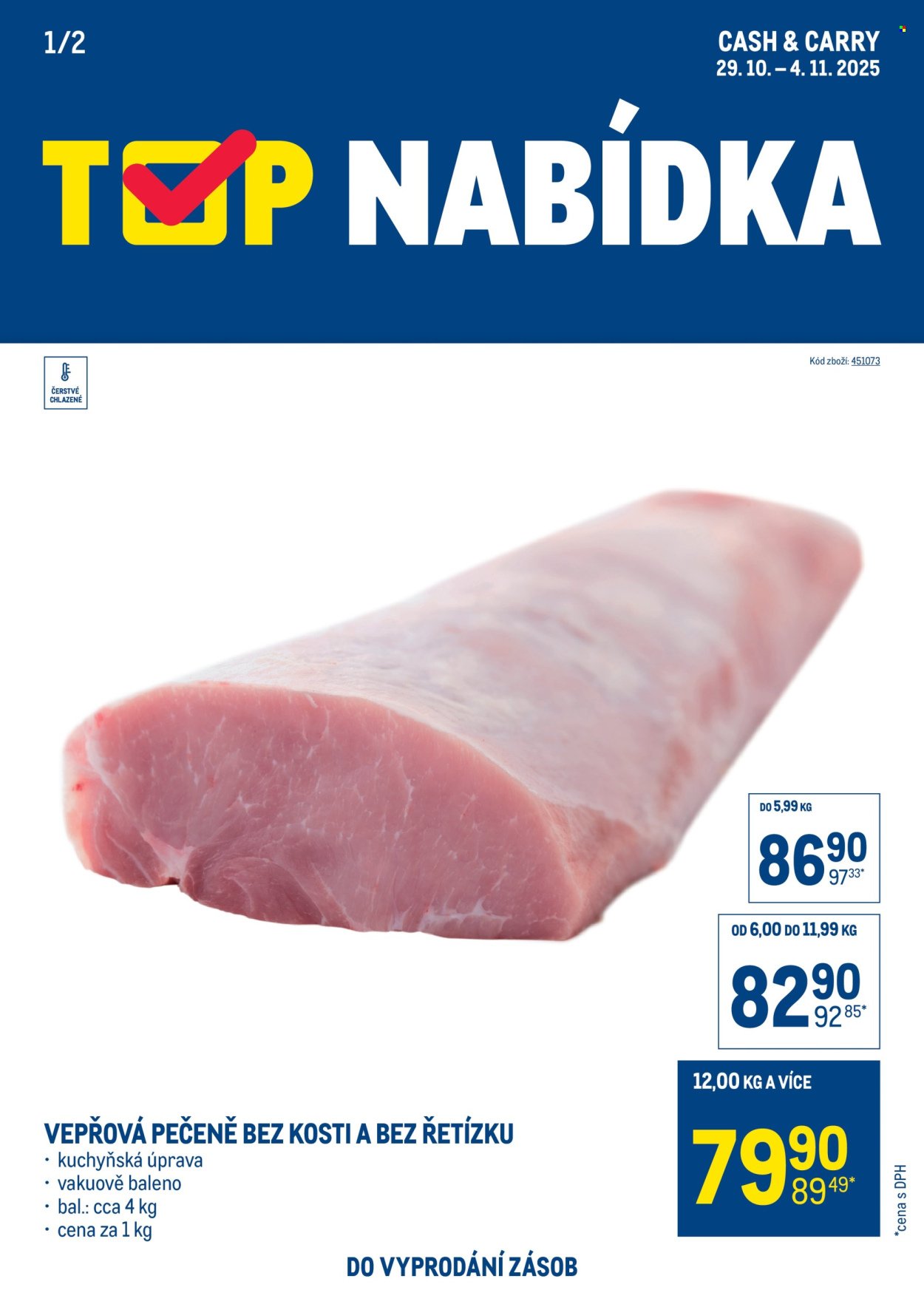 MAKRO leták - TOP maso (2025-10-29 - 2025-11-04)