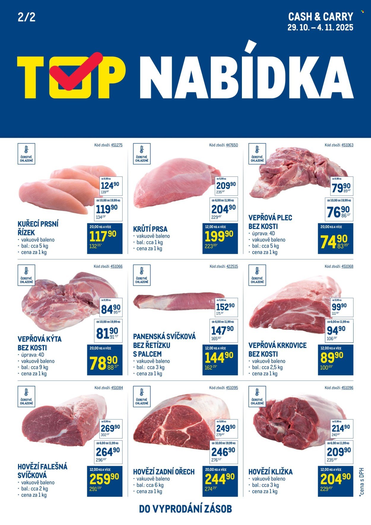 MAKRO leták - TOP maso (2025-10-29 - 2025-11-04)