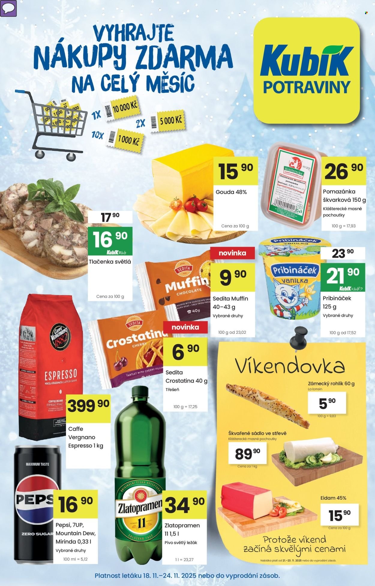 KUBÍK leták - Od úterý 18.11.2025 (2025-11-18 - 2025-11-24)
