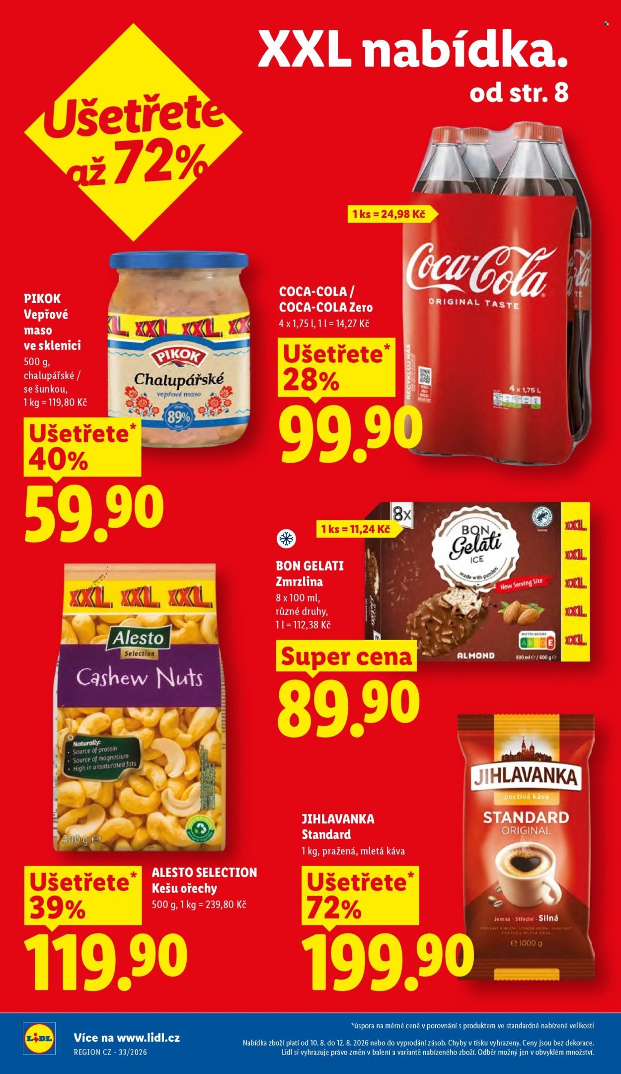 LIDL leták - Od pondělí 10.8.2026